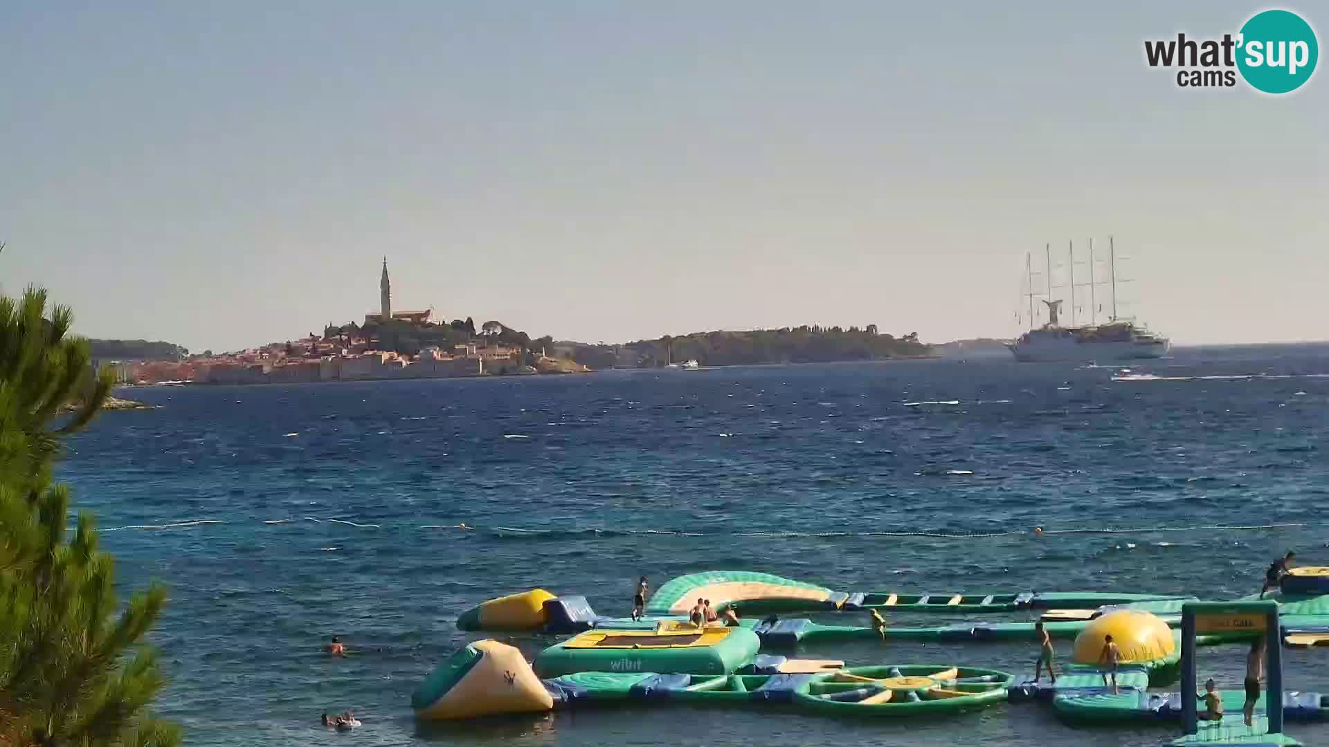 Spletna kamera plaža Borik Rovinj