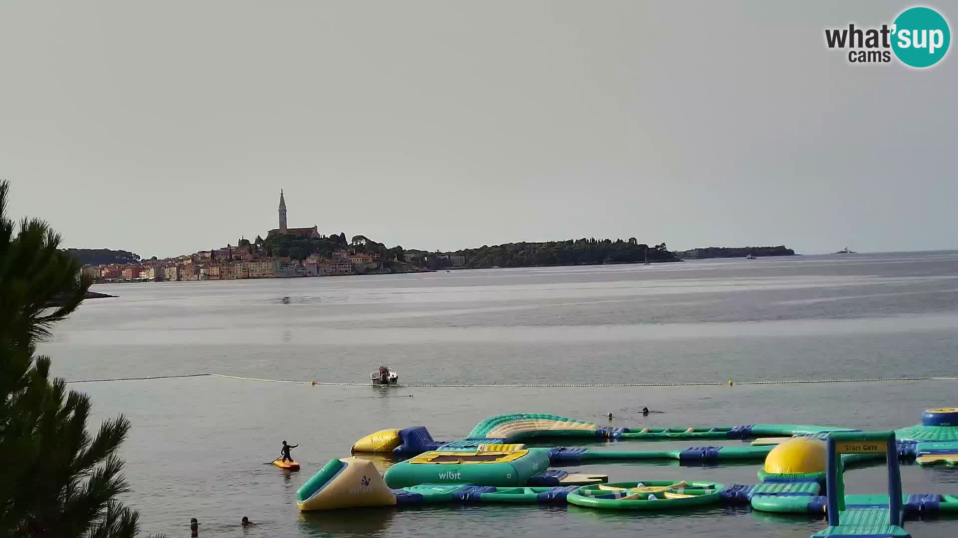 Spletna kamera plaža Borik Rovinj