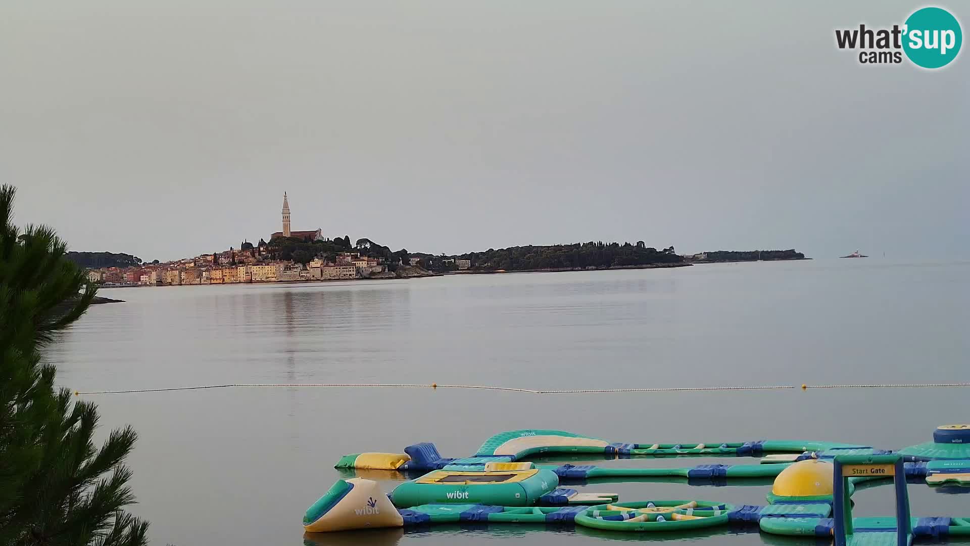 Spletna kamera plaža Borik Rovinj