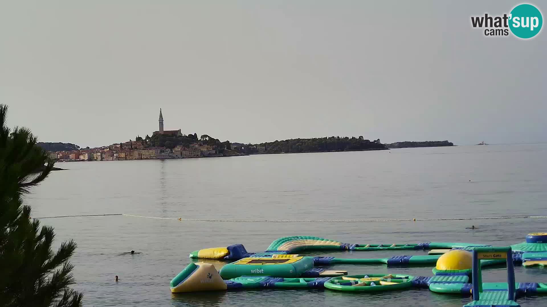 Spletna kamera plaža Borik Rovinj
