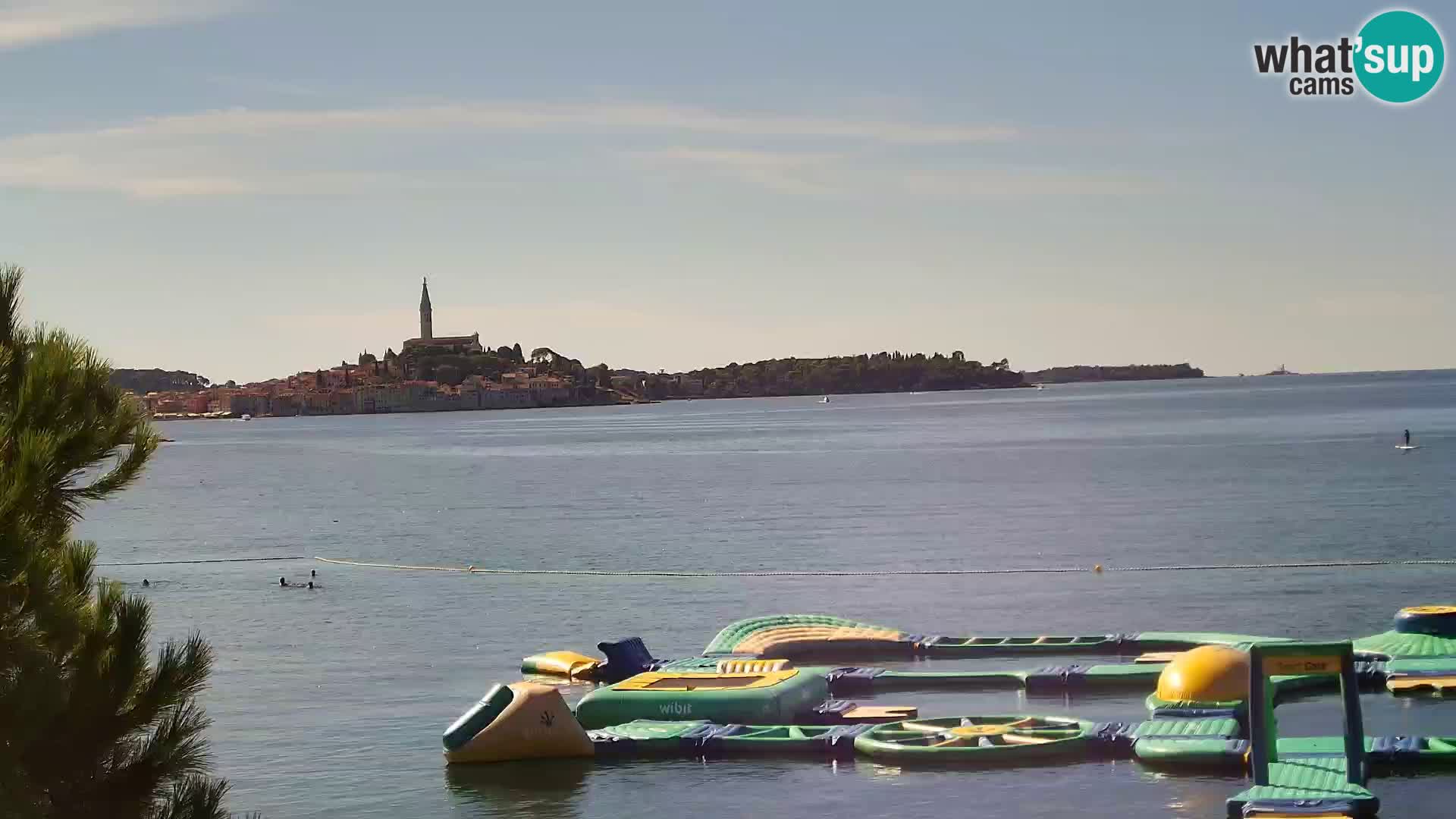 Spletna kamera plaža Borik Rovinj