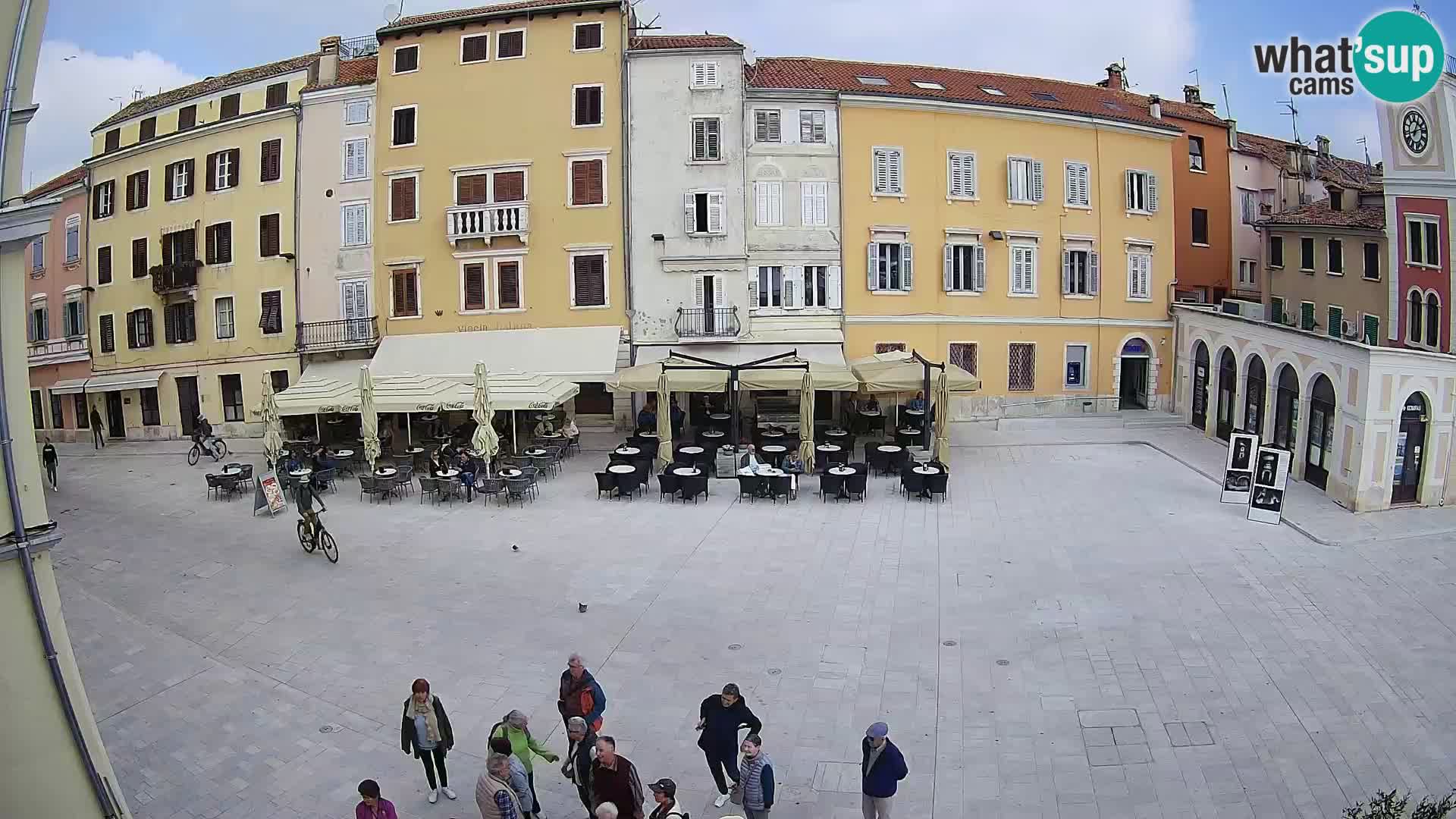 Webcam Rovinj Zentrum – Hauptplatz in Echtzeit