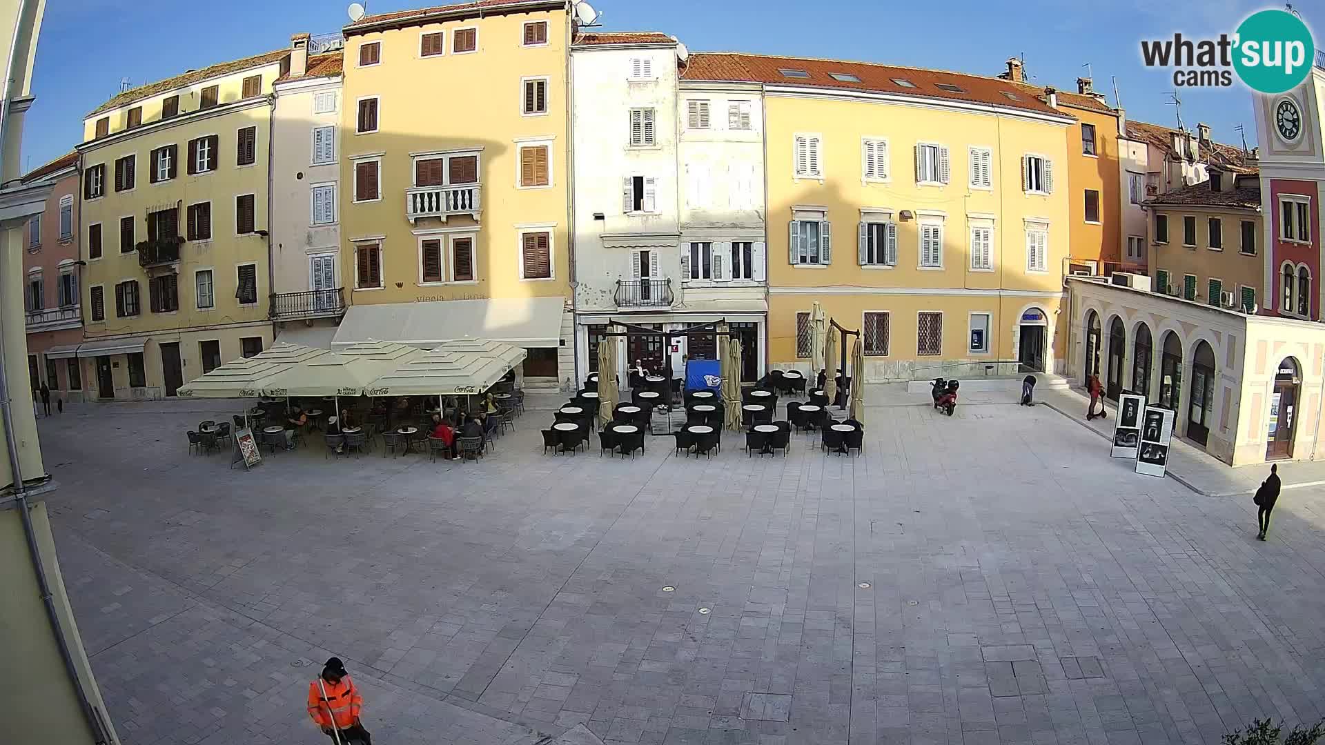 Webcam Rovinj Zentrum – Hauptplatz in Echtzeit