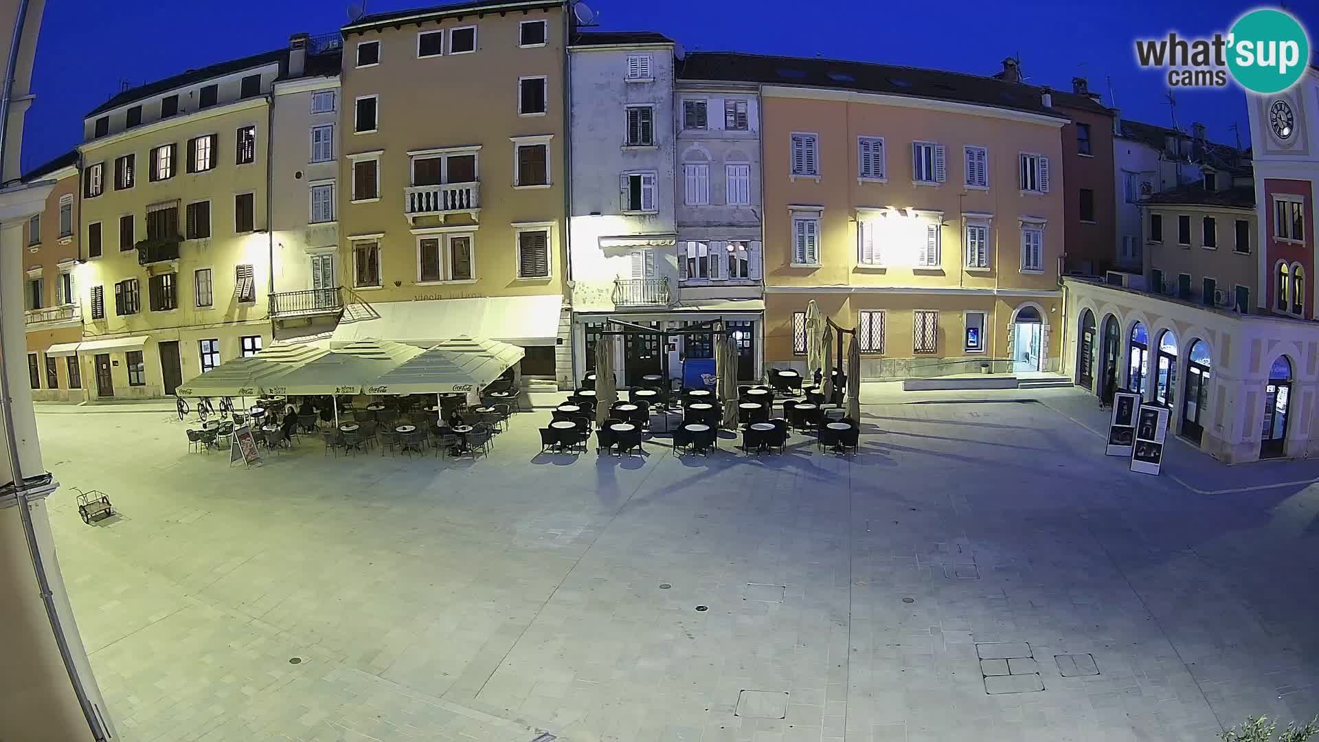 Webcam Rovinj Zentrum – Hauptplatz in Echtzeit