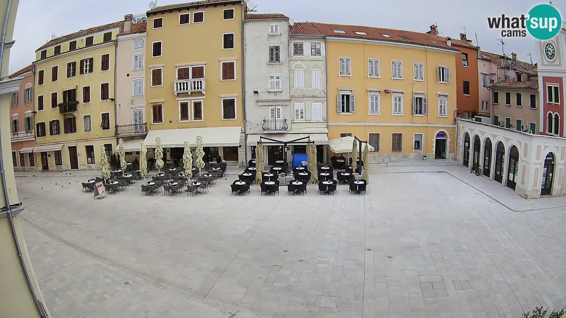 Webcam Rovinj Zentrum – Hauptplatz in Echtzeit