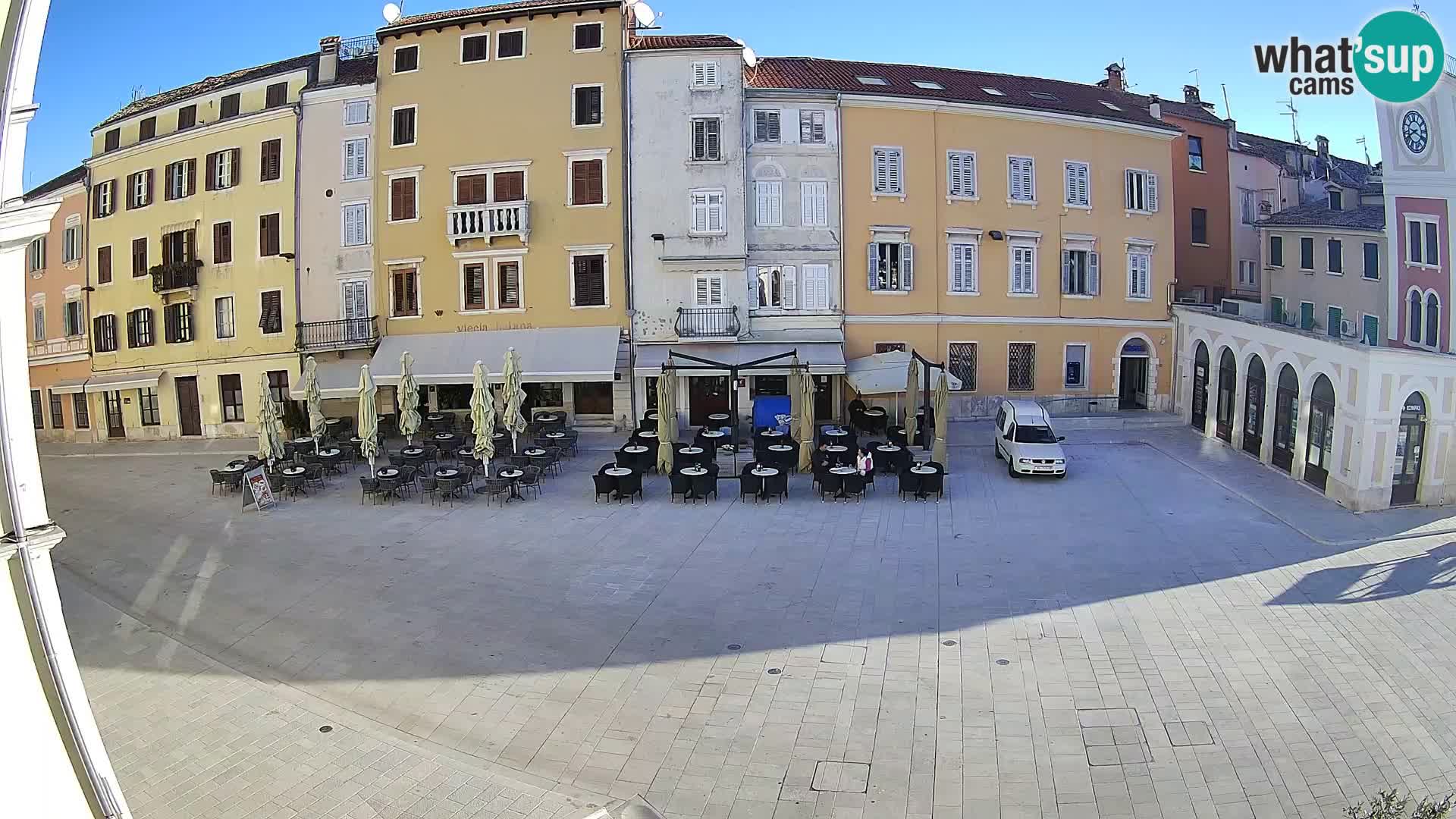 Webcam Rovinj Zentrum – Hauptplatz in Echtzeit