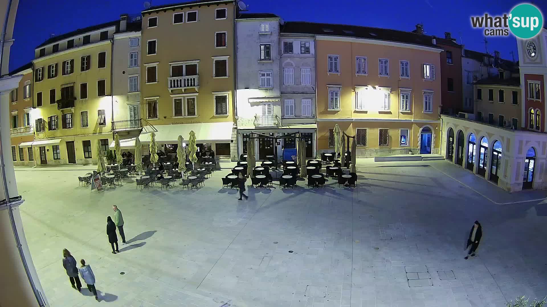 Webcam Rovinj Zentrum – Hauptplatz in Echtzeit