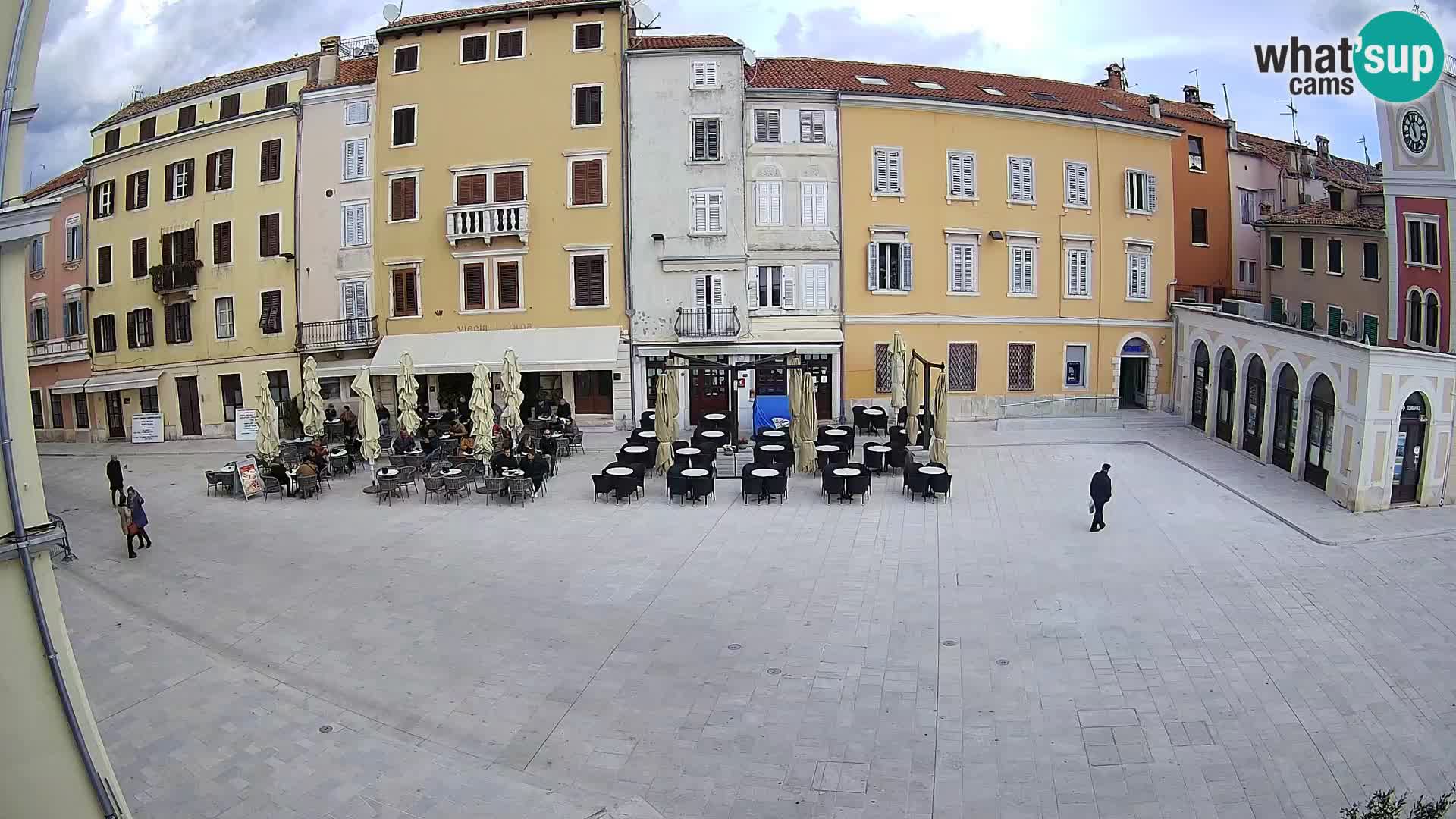 Webcam Rovinj Zentrum – Hauptplatz in Echtzeit