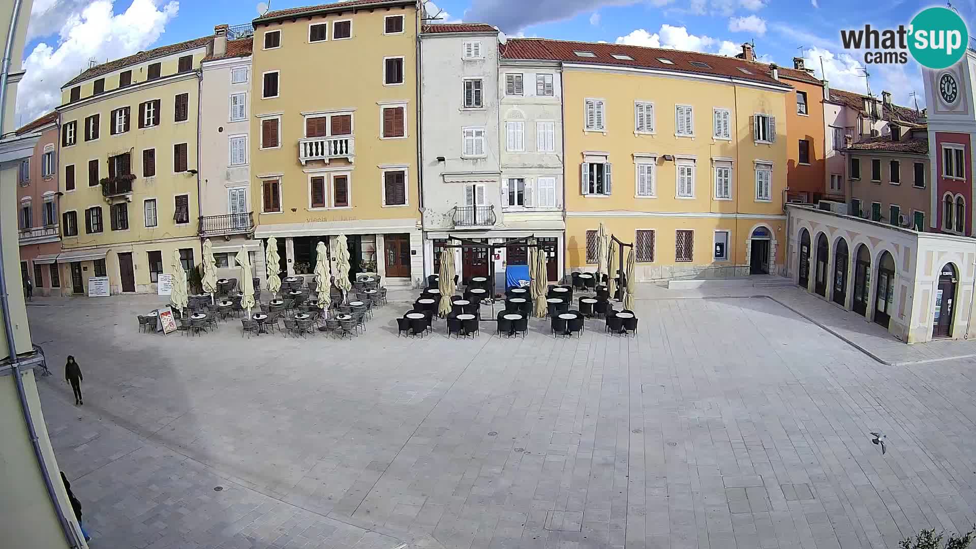 Webcam Rovinj Zentrum – Hauptplatz in Echtzeit