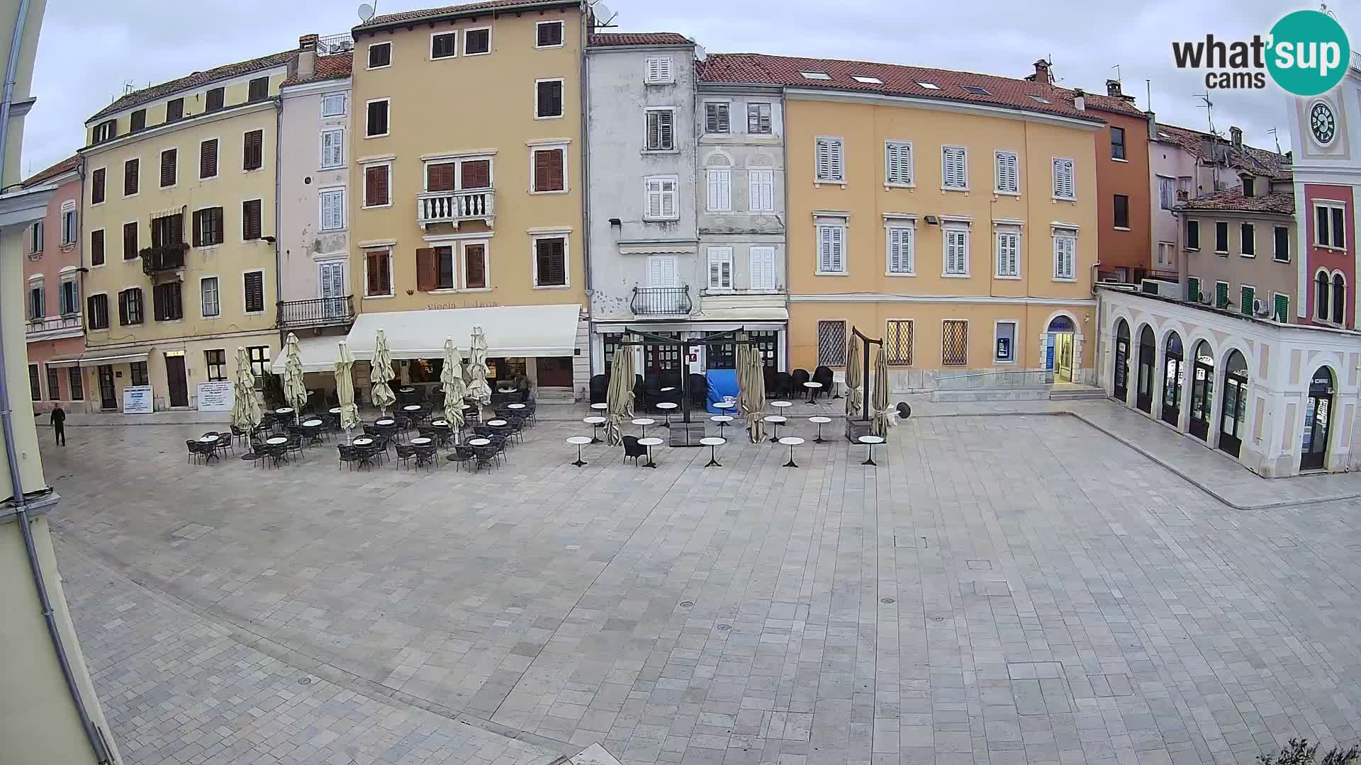 Webcam Rovinj Zentrum – Hauptplatz in Echtzeit