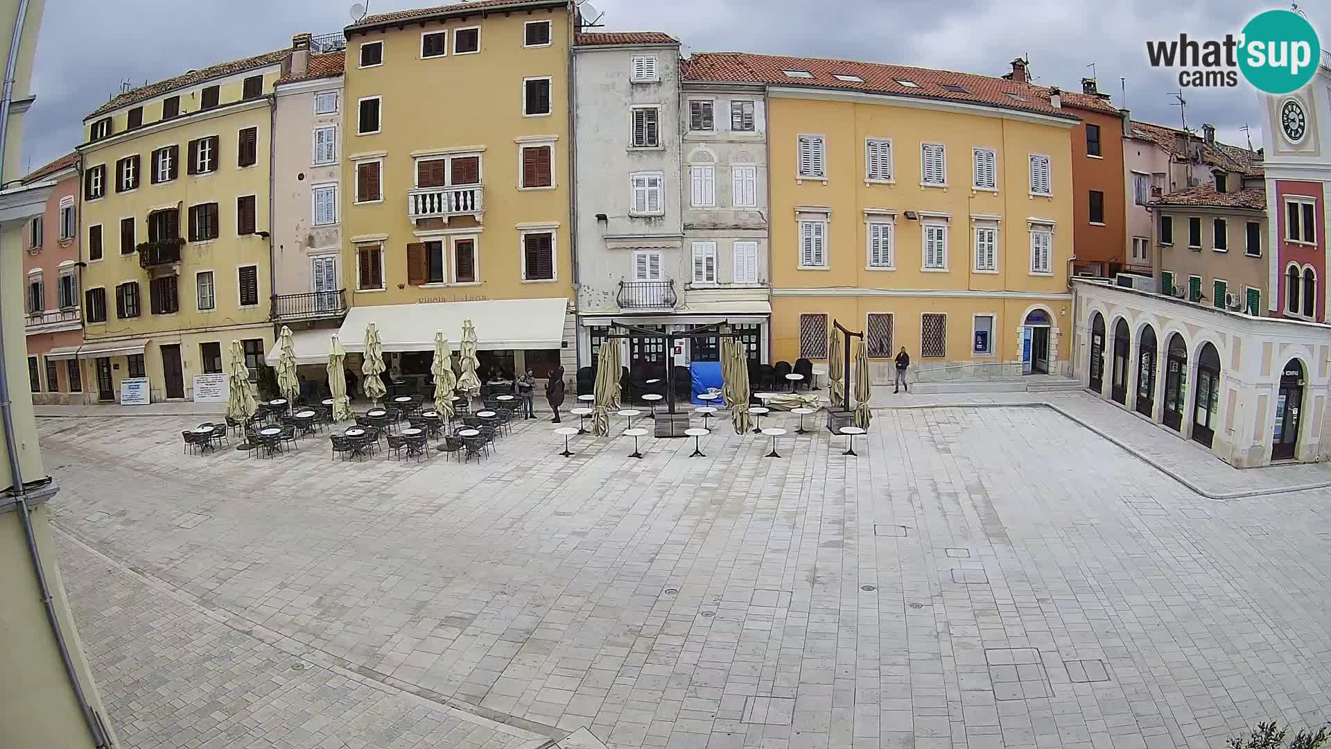 Webcam Rovinj Zentrum – Hauptplatz in Echtzeit