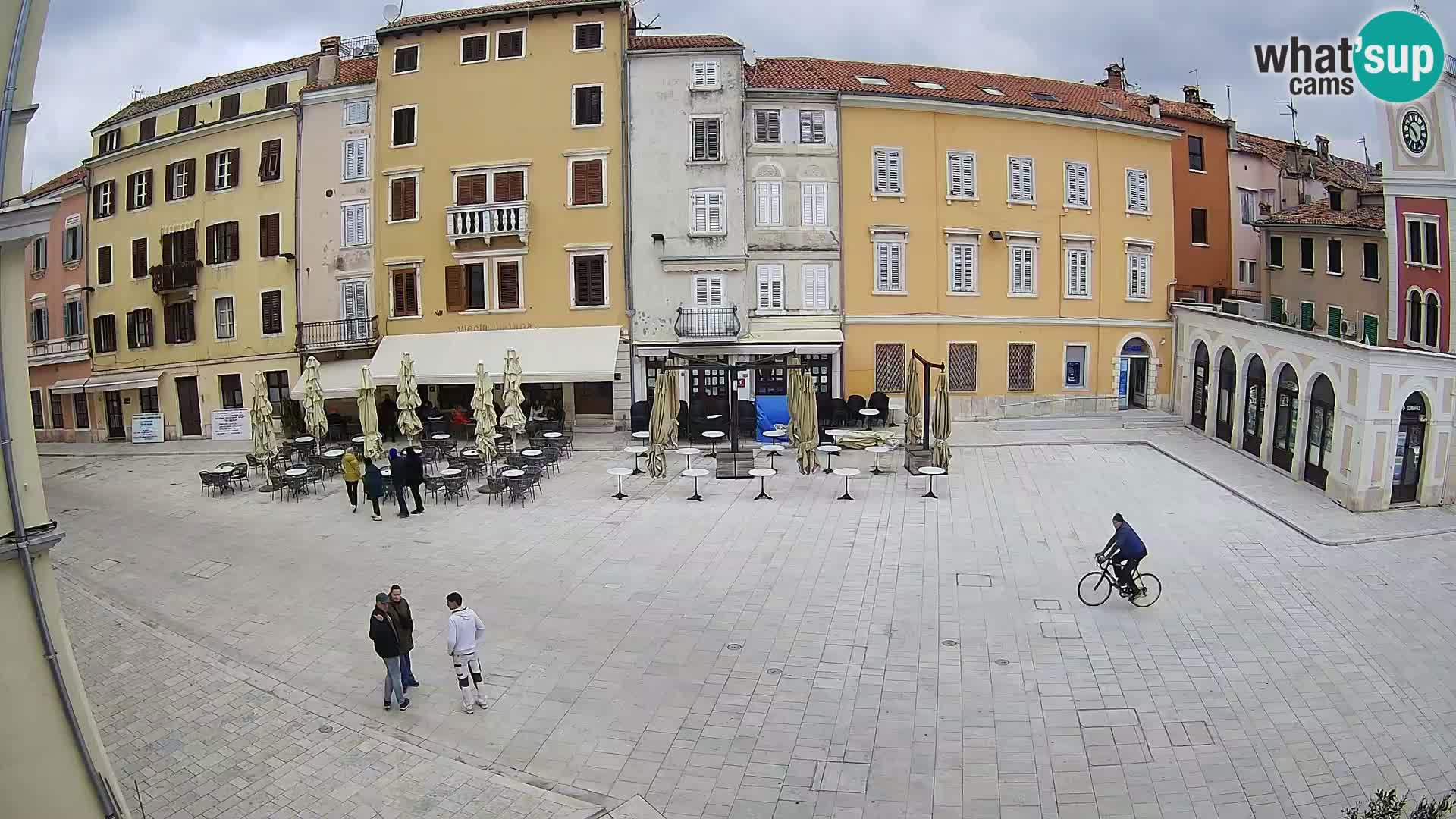 Webcam Rovinj Zentrum – Hauptplatz in Echtzeit