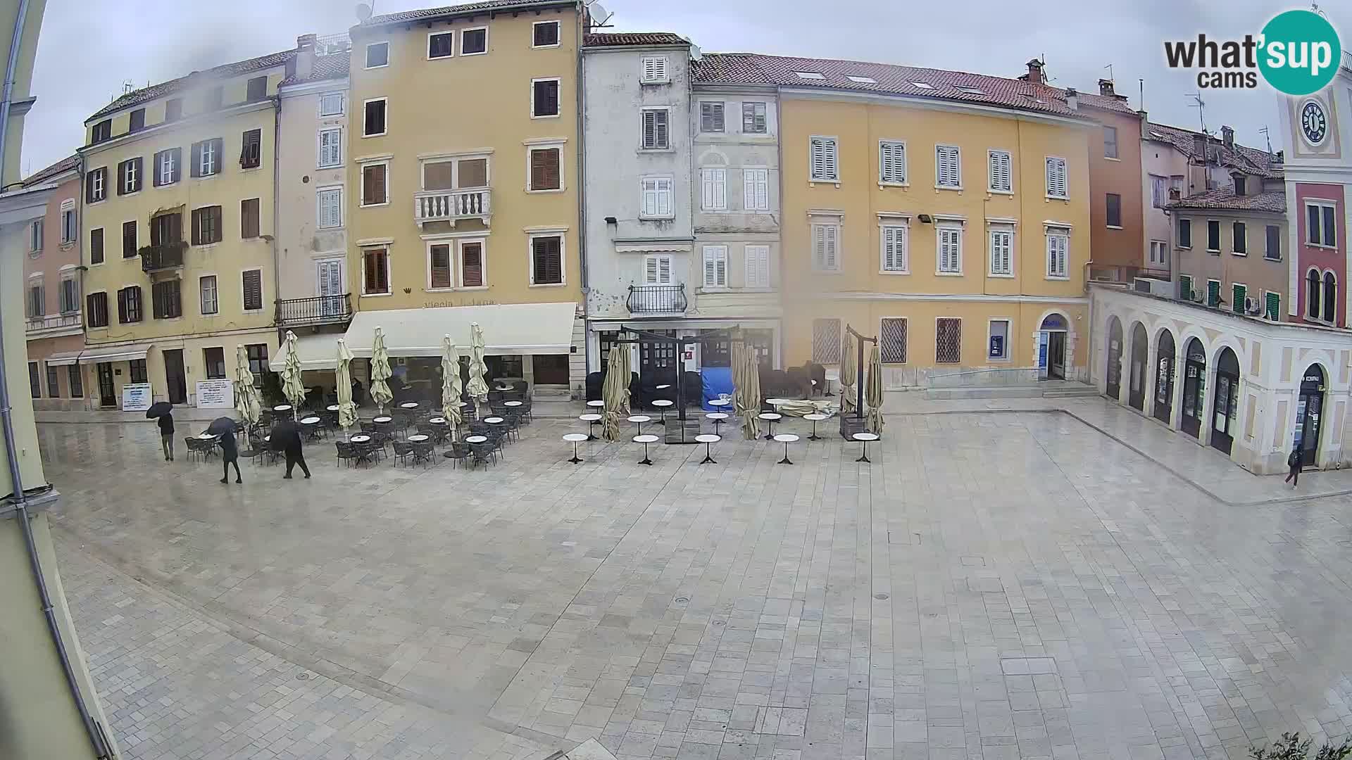 Webcam Rovinj Zentrum – Hauptplatz in Echtzeit