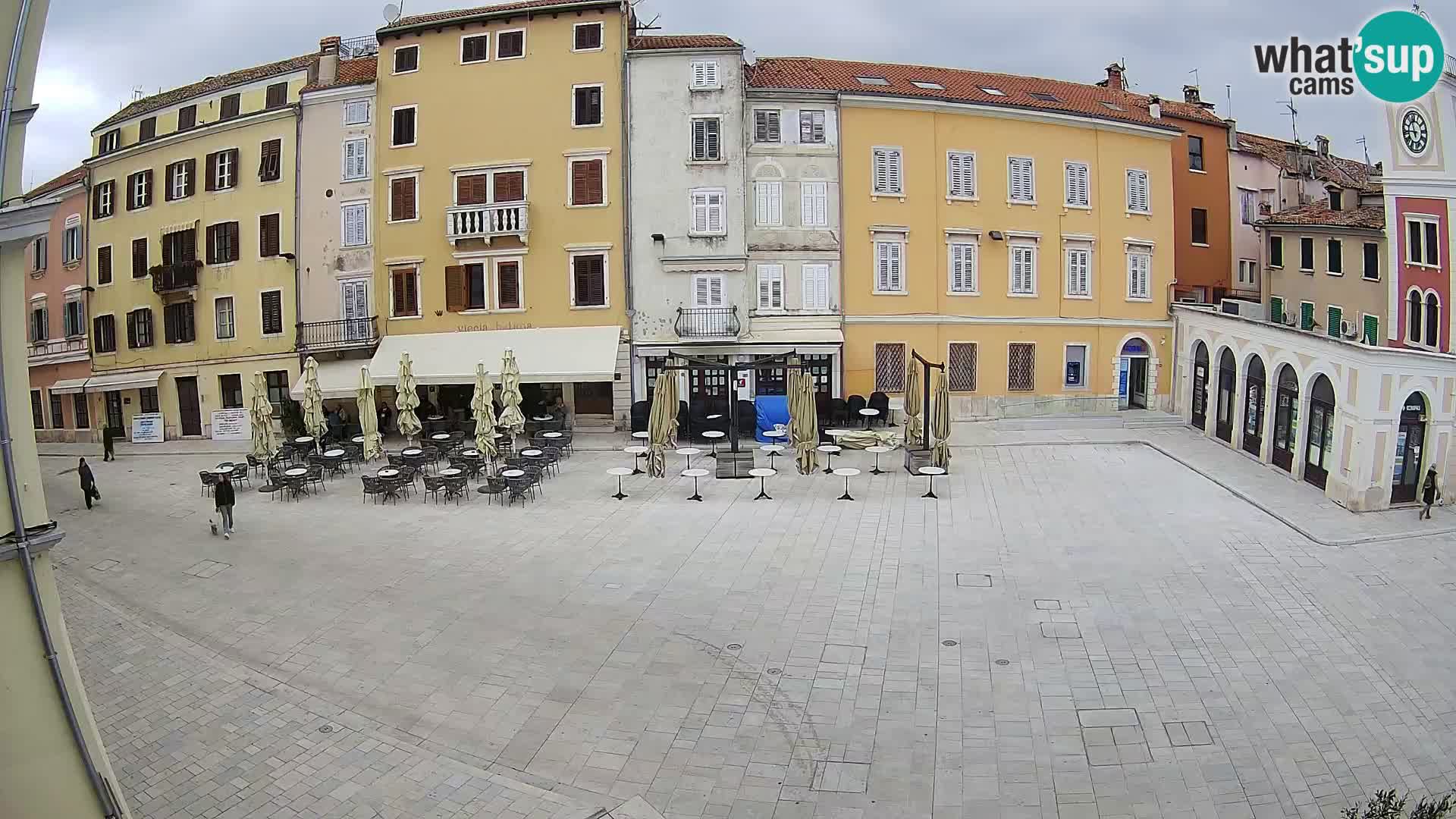 Webcam Rovinj Zentrum – Hauptplatz in Echtzeit