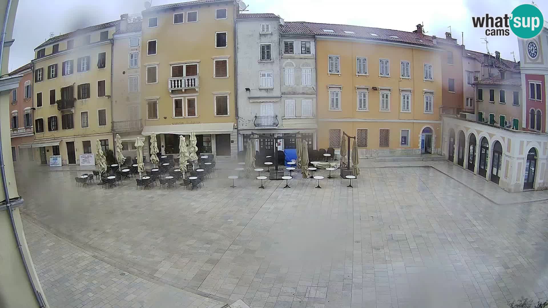 Webcam Rovinj Zentrum – Hauptplatz in Echtzeit