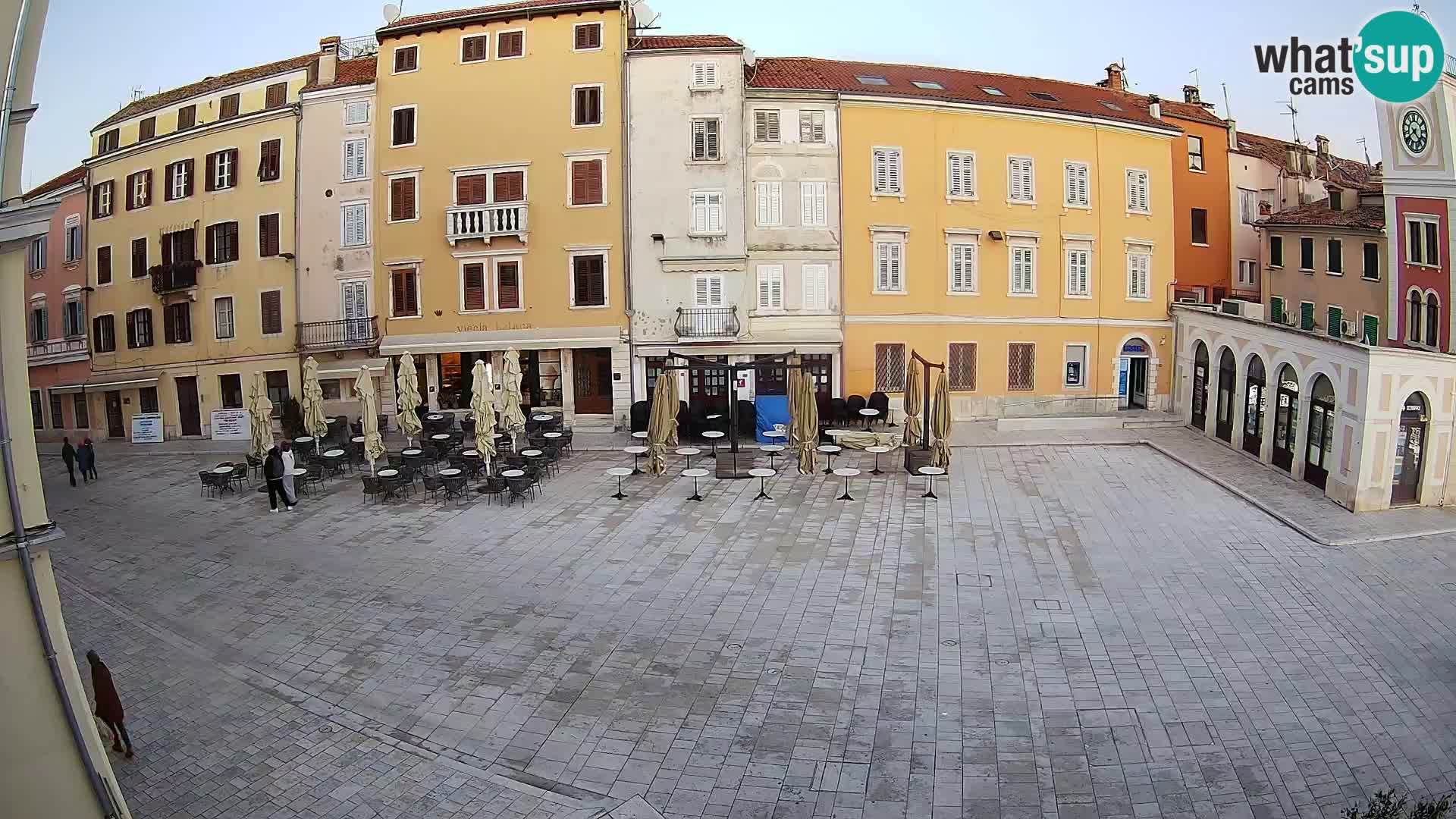 Webcam Rovinj Zentrum – Hauptplatz in Echtzeit