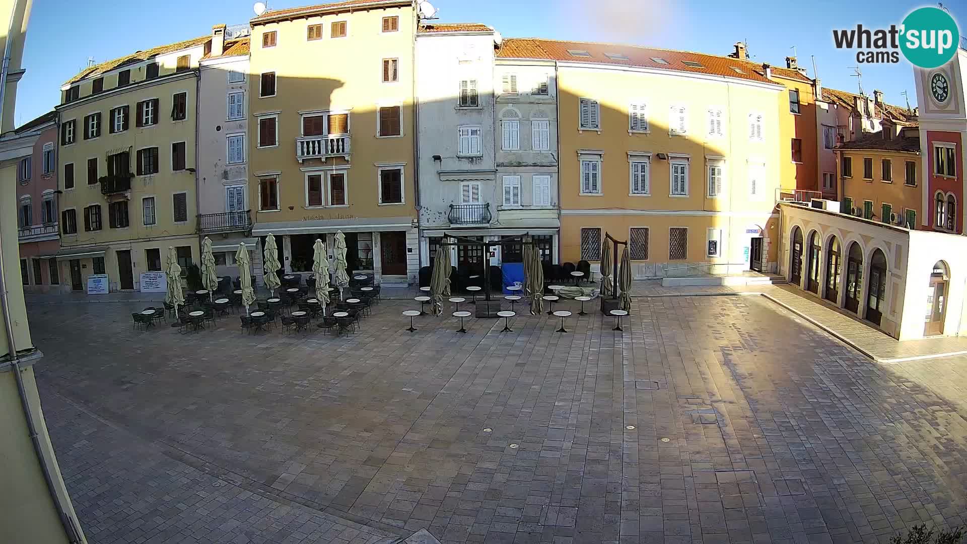 Webcam Rovinj Zentrum – Hauptplatz in Echtzeit