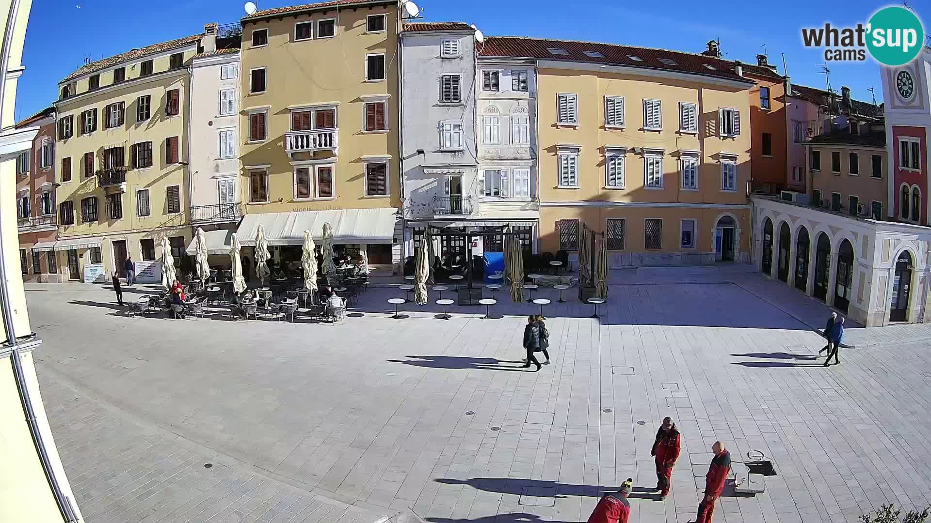 Webcam Rovinj Zentrum – Hauptplatz in Echtzeit