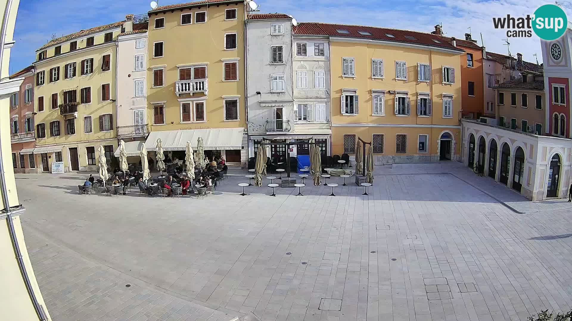 Webcam Rovinj Zentrum – Hauptplatz in Echtzeit