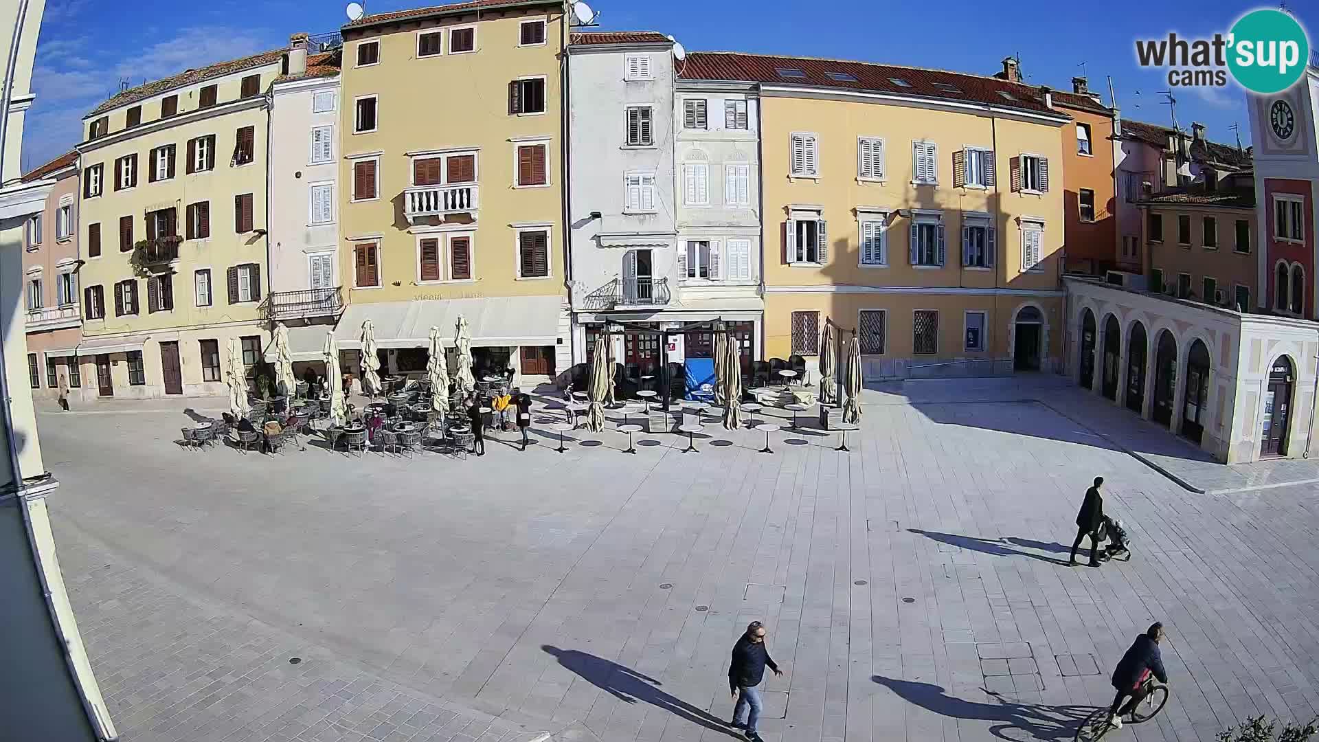 Webcam Rovinj Zentrum – Hauptplatz in Echtzeit