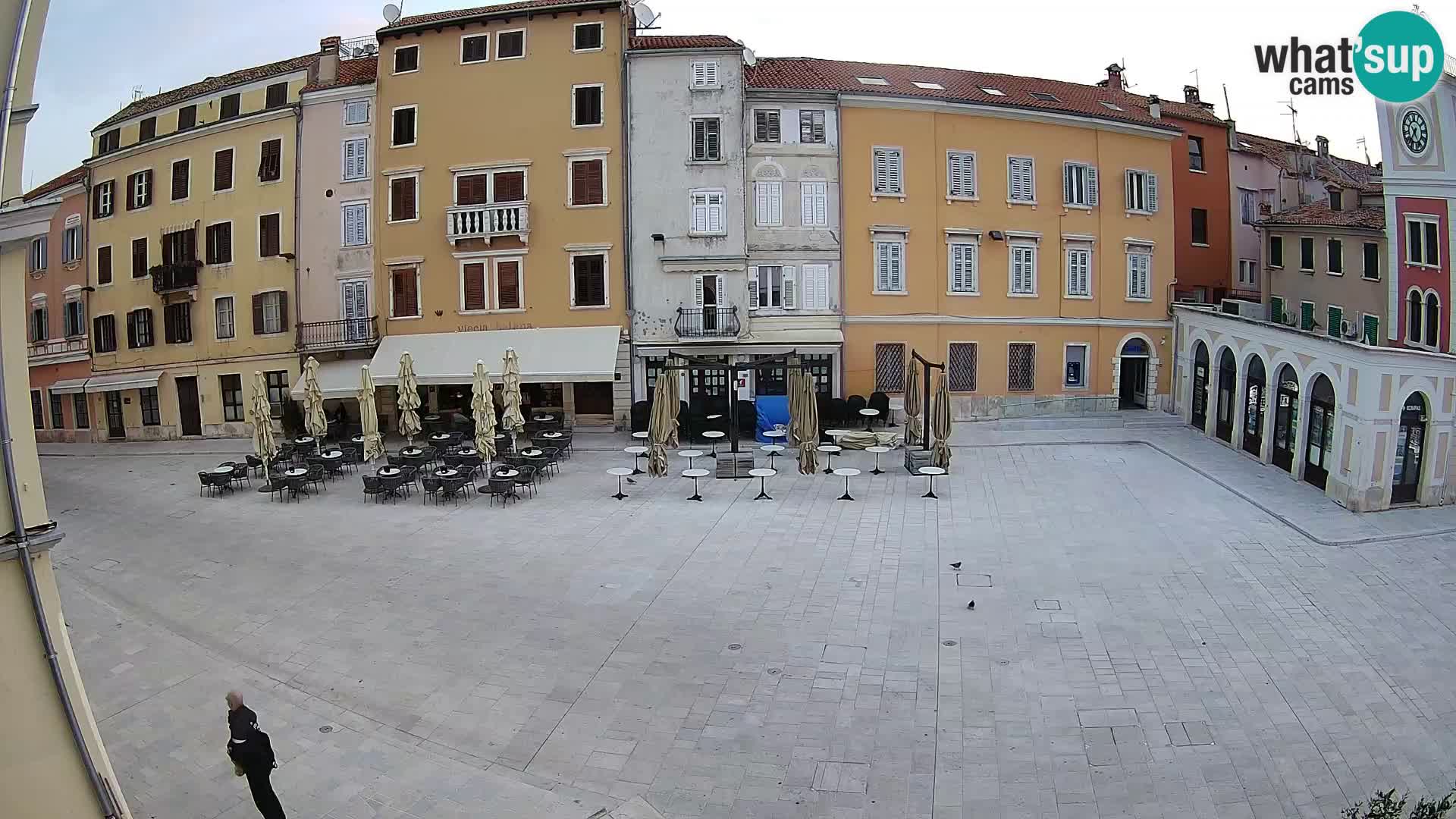 Webcam Rovinj Zentrum – Hauptplatz in Echtzeit