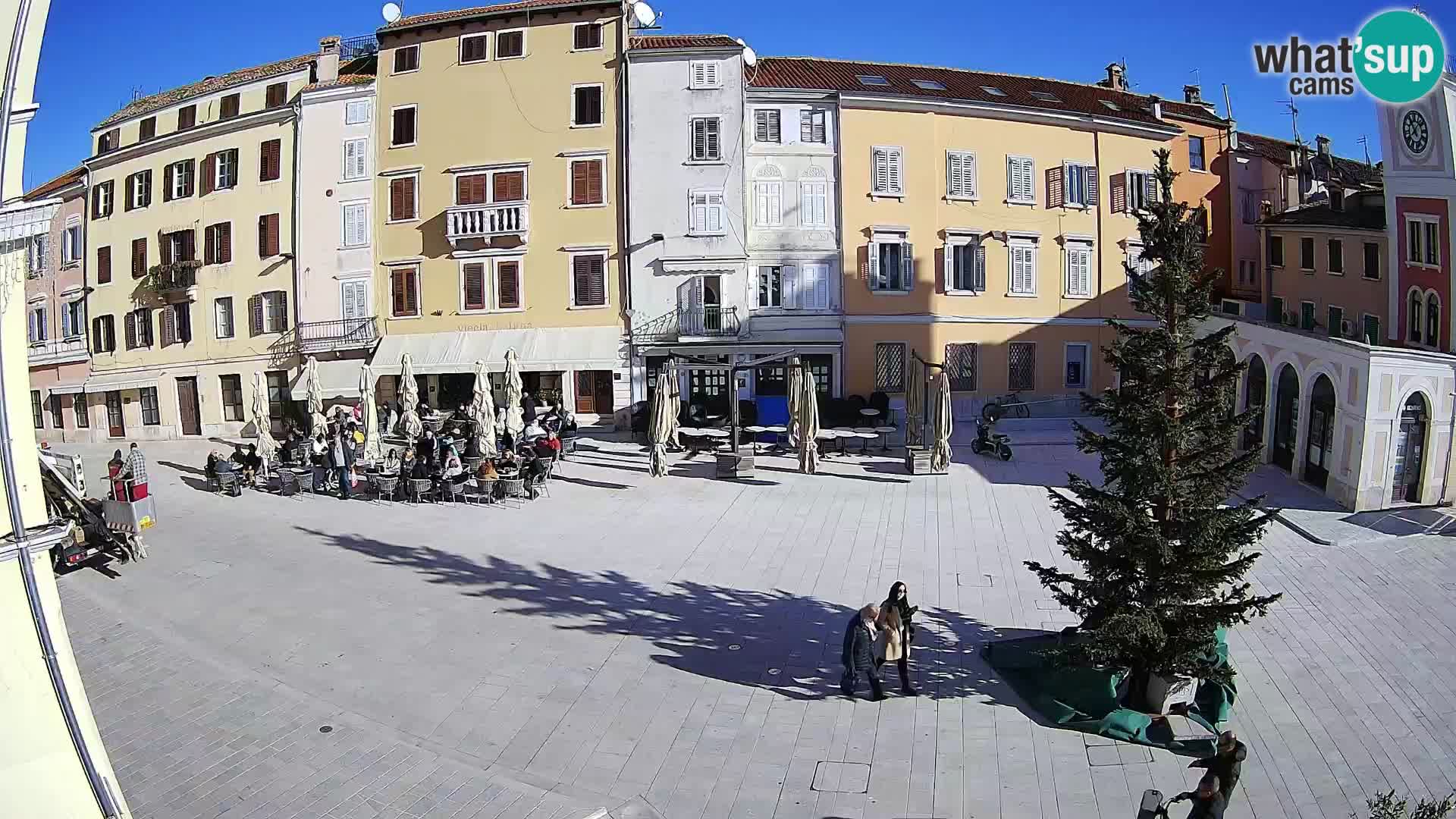 Webcam Rovinj Center – Plaza Principal