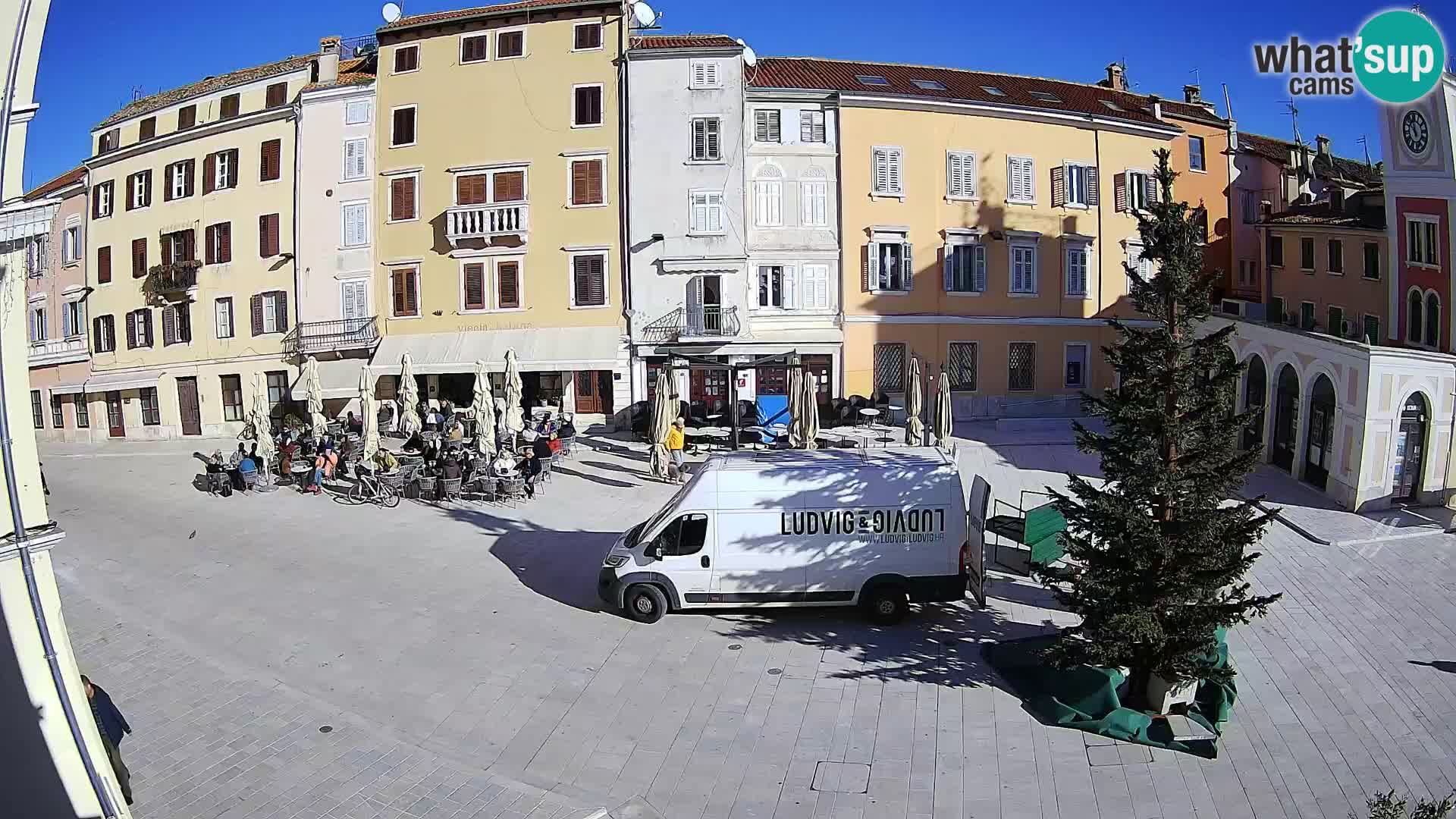 Webcam Rovinj Center – Plaza Principal