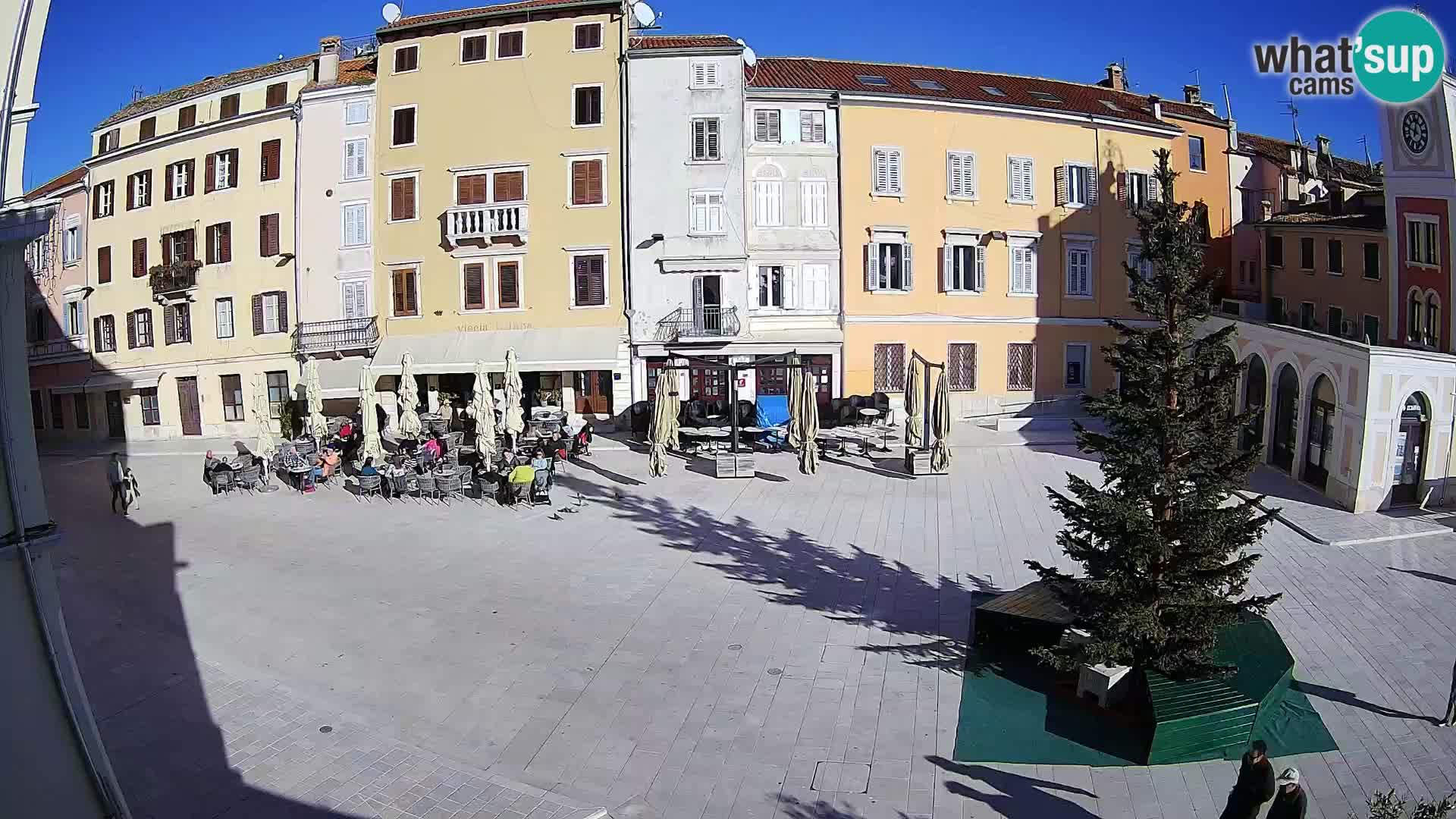 Webcam Rovinj Zentrum – Hauptplatz in Echtzeit