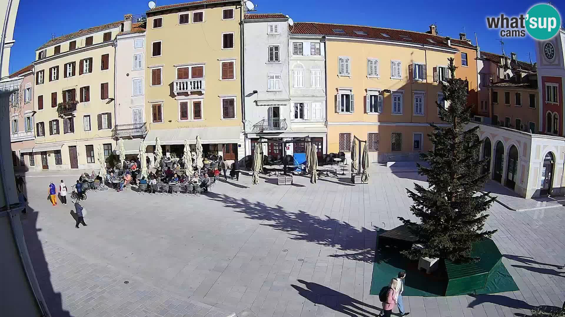 Webcam Rovinj Zentrum – Hauptplatz in Echtzeit