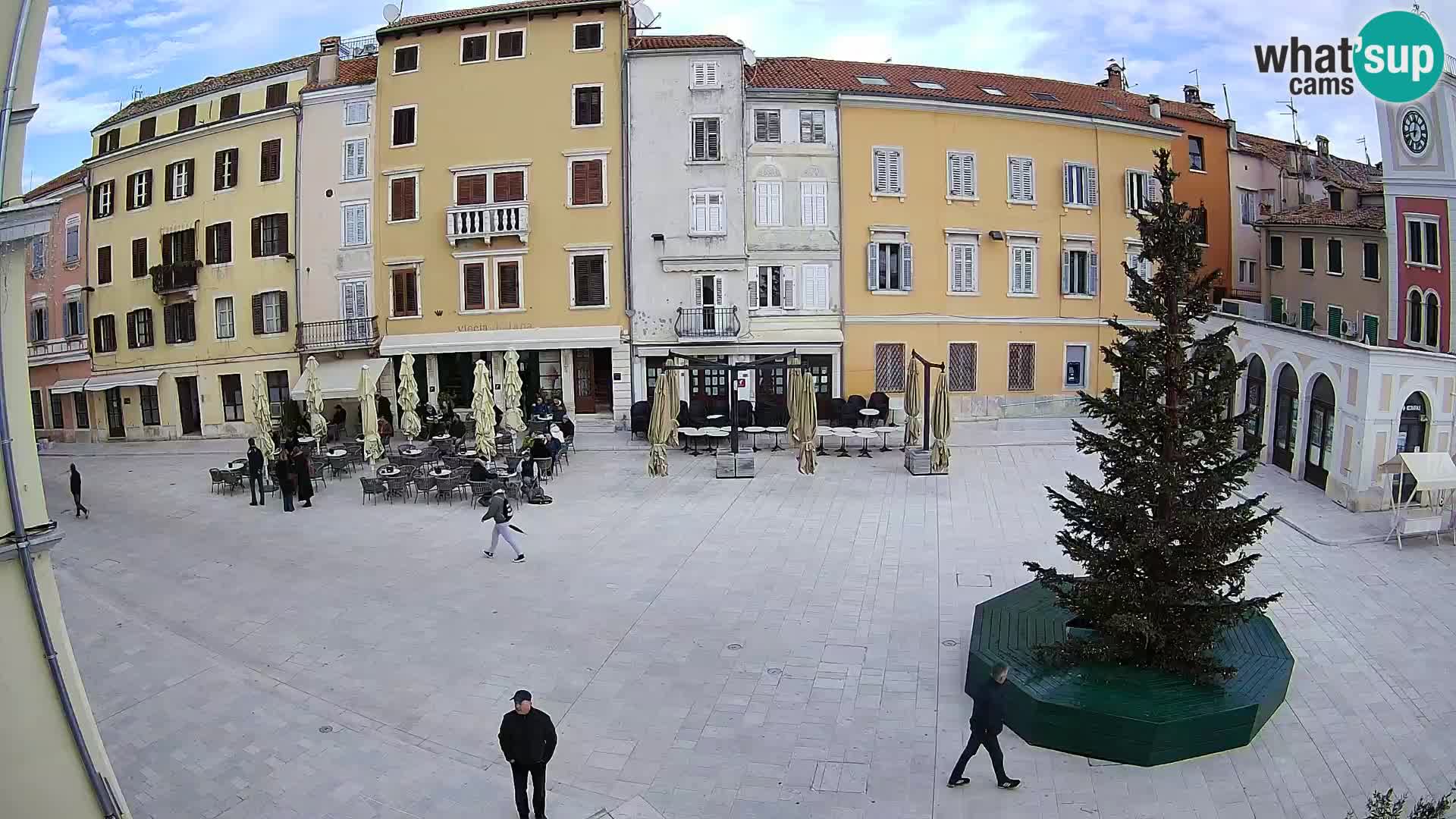 Webcam Rovinj Zentrum – Hauptplatz in Echtzeit