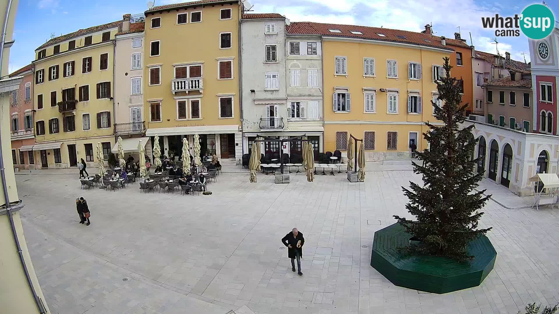 Webcam Rovinj Zentrum – Hauptplatz in Echtzeit