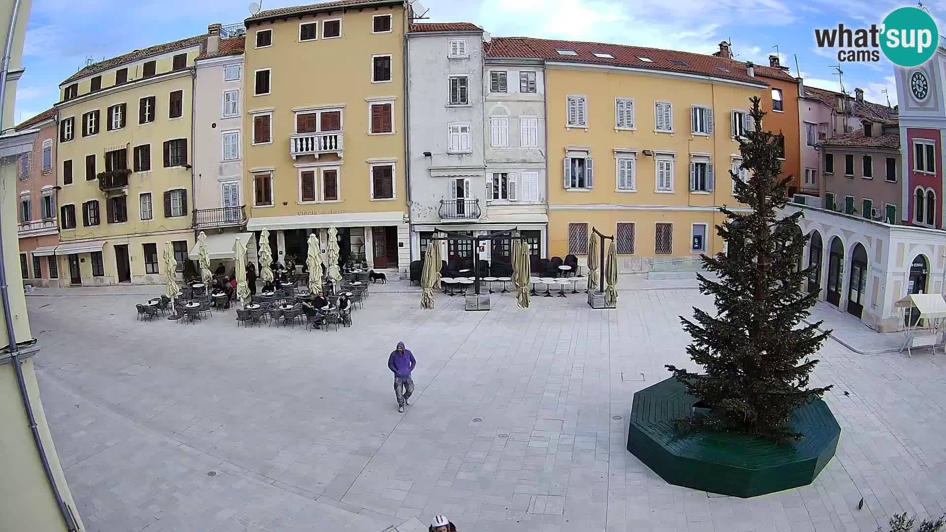 Webcam Rovinj Zentrum – Hauptplatz in Echtzeit