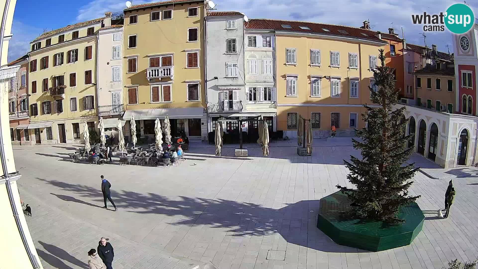 Webcam Rovinj Zentrum – Hauptplatz in Echtzeit