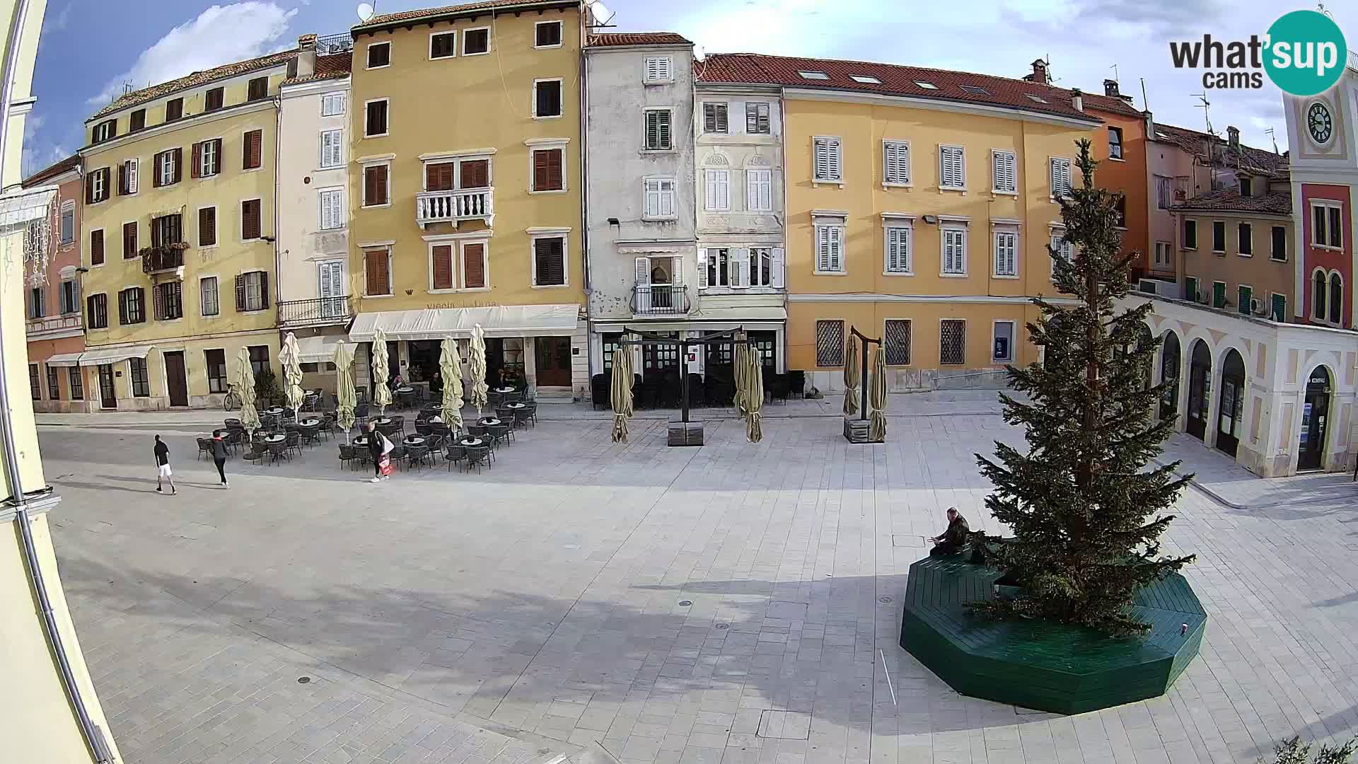 Webcam Rovinj Zentrum – Hauptplatz in Echtzeit