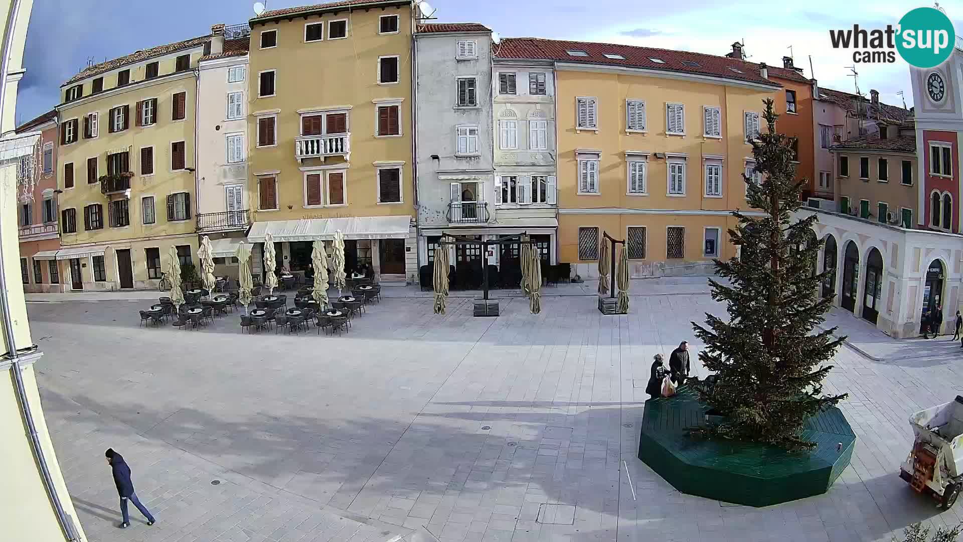 Webcam Rovinj Zentrum – Hauptplatz in Echtzeit