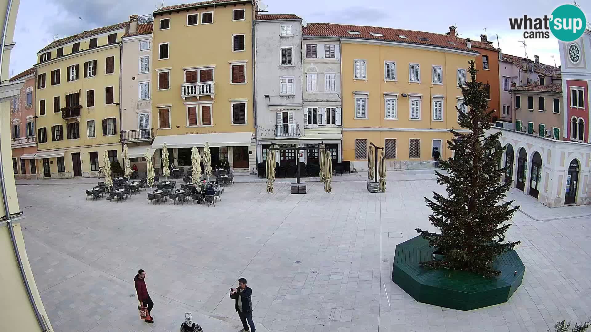 Webcam Rovinj Zentrum – Hauptplatz in Echtzeit