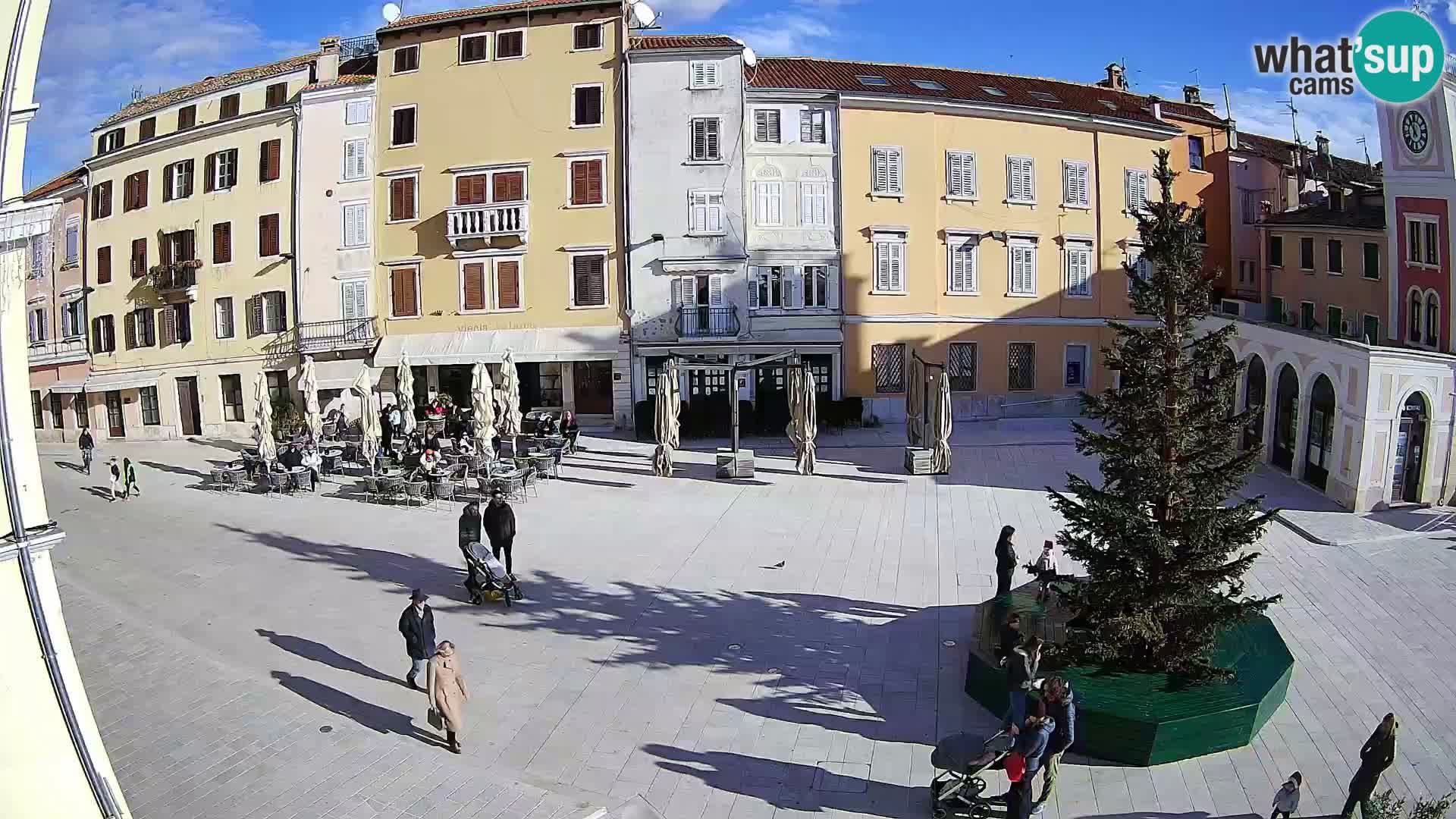 Webcam Rovinj Zentrum – Hauptplatz in Echtzeit