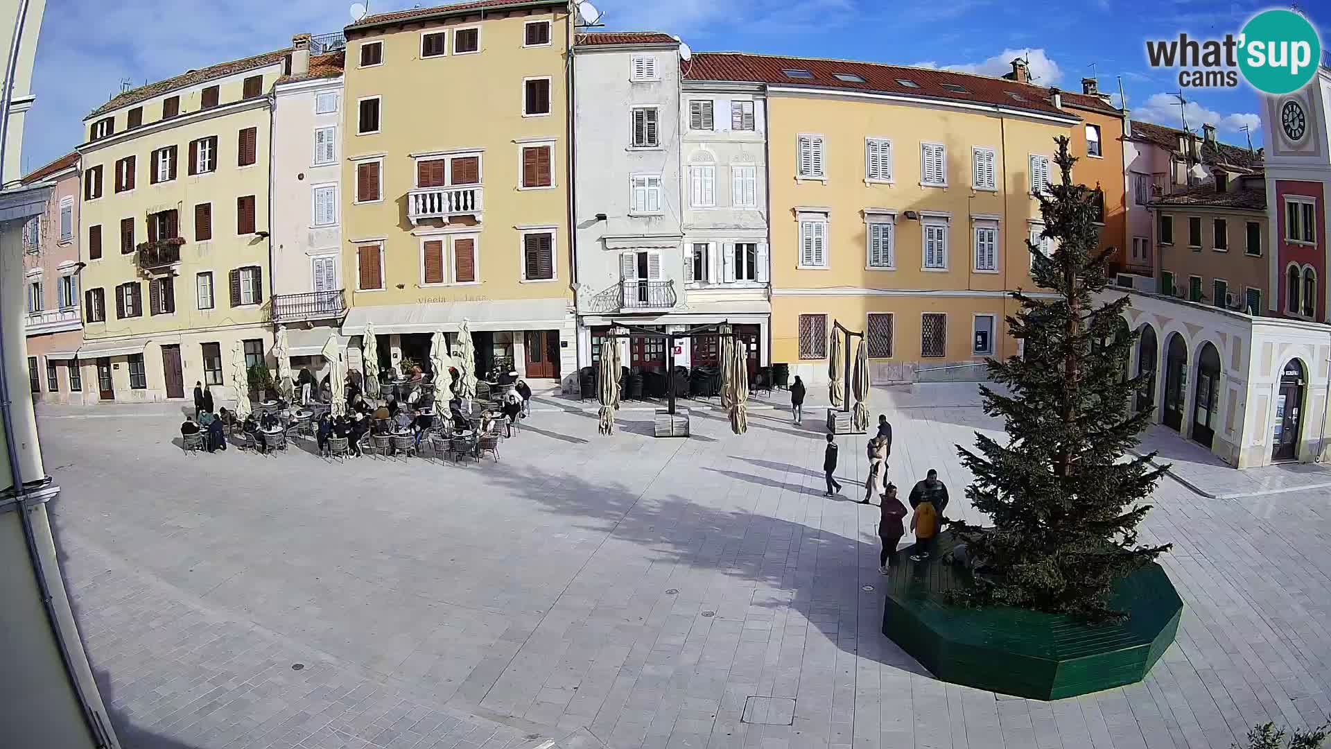 Webcam Rovinj Zentrum – Hauptplatz in Echtzeit