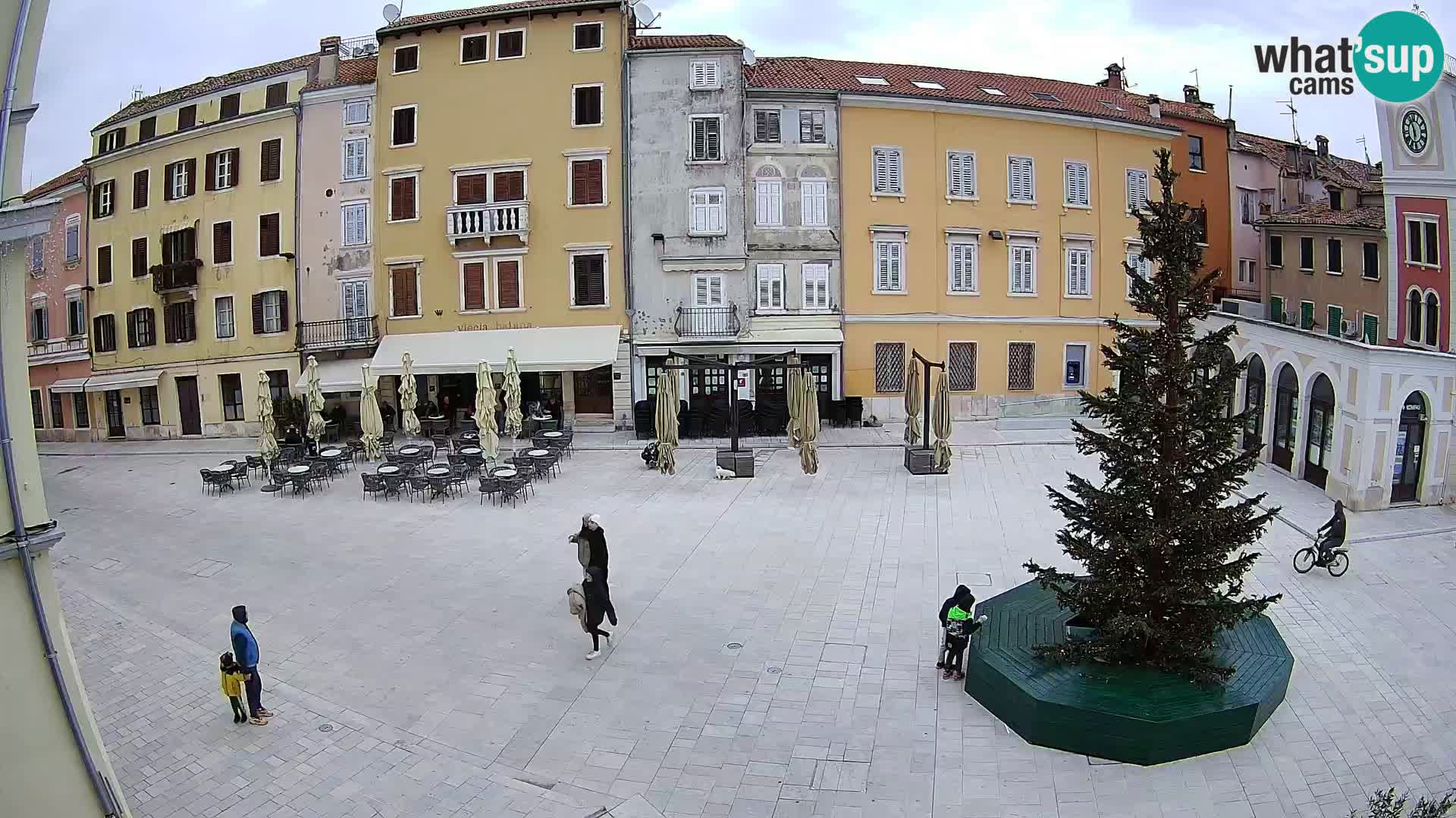 Webcam Rovinj Center – Plaza Principal