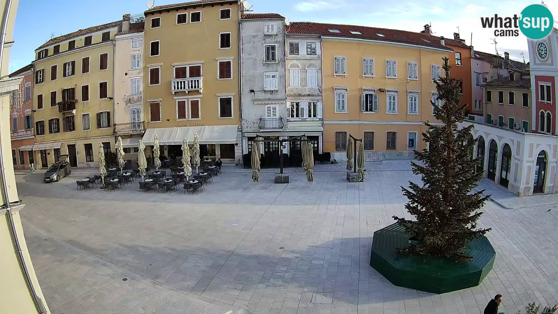 Webcam Rovinj Zentrum – Hauptplatz in Echtzeit