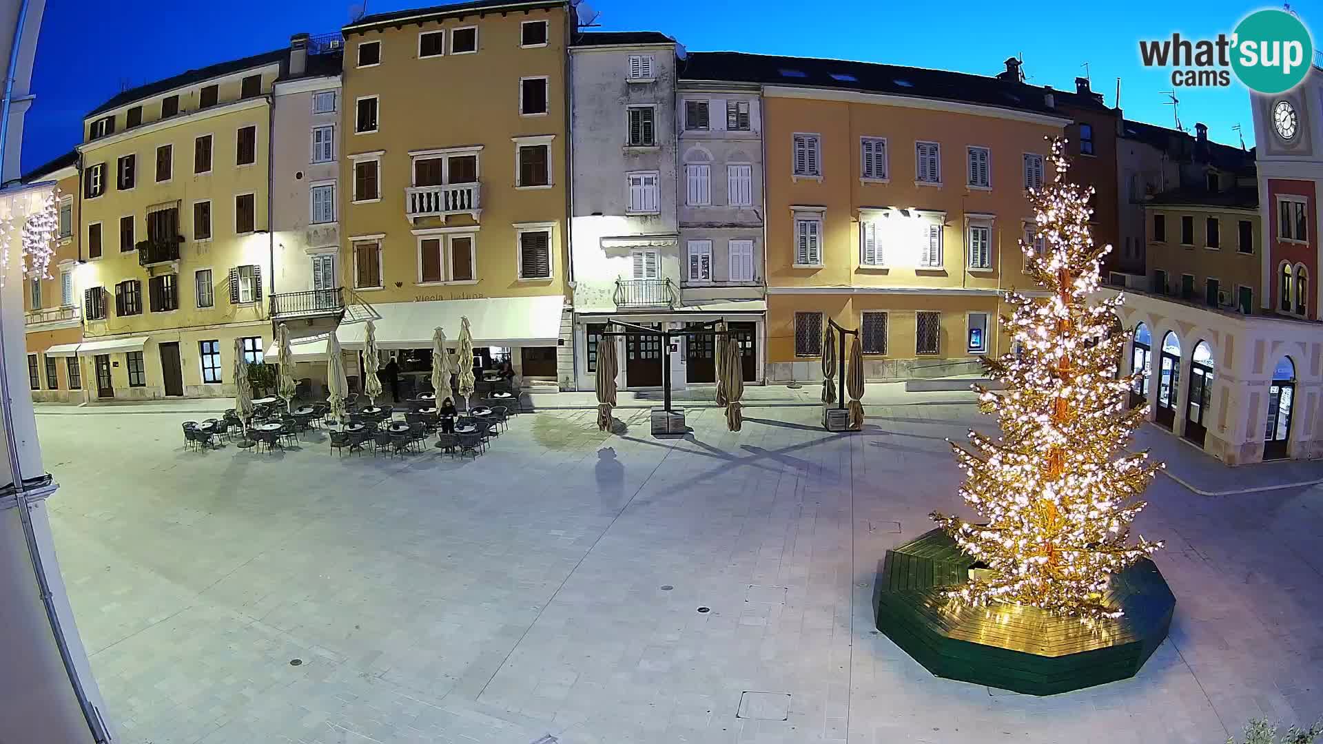 Webcam Rovinj Zentrum – Hauptplatz in Echtzeit