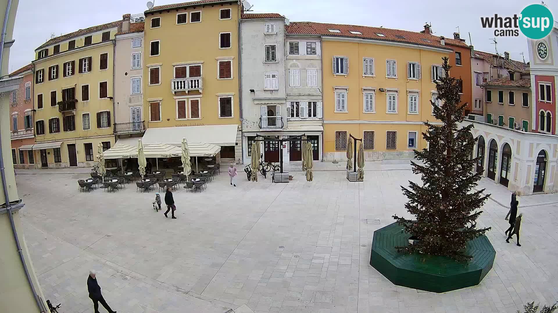 Webcam Rovinj Center – Plaza Principal