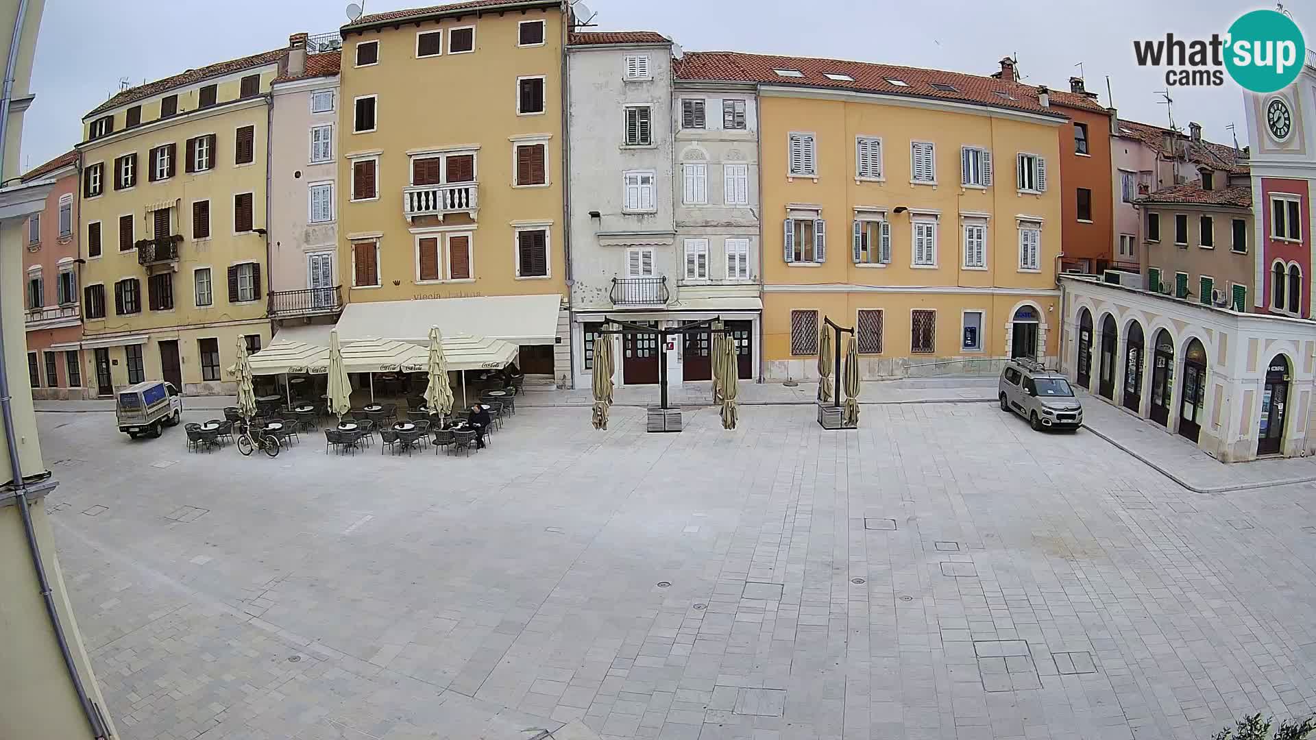 Webcam Rovinj Zentrum – Hauptplatz in Echtzeit