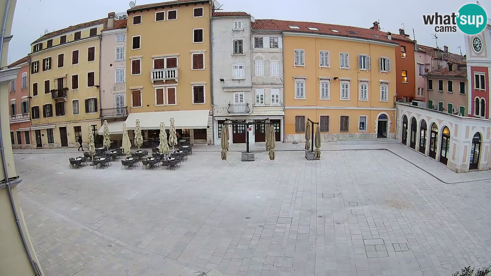 Webcam Rovinj Zentrum – Hauptplatz in Echtzeit