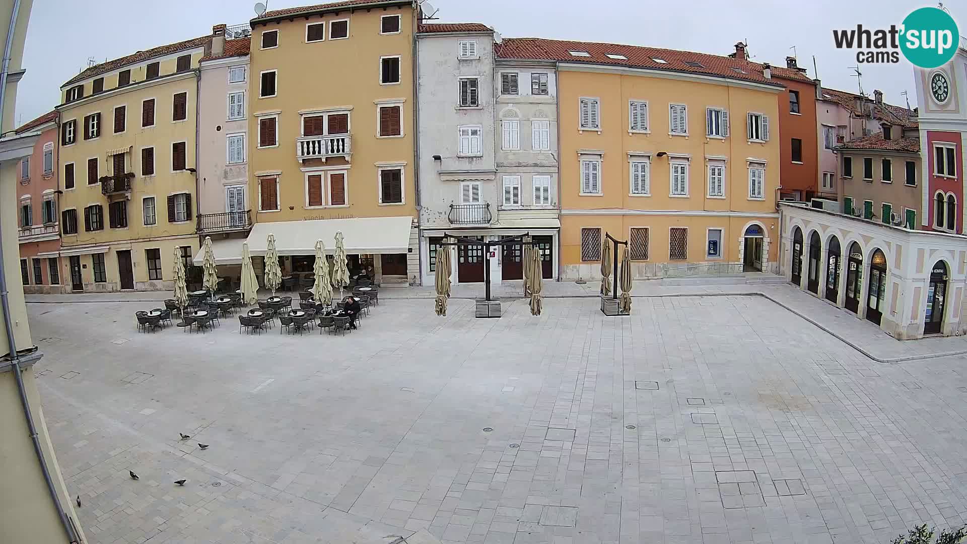 Webcam Rovinj Zentrum – Hauptplatz in Echtzeit