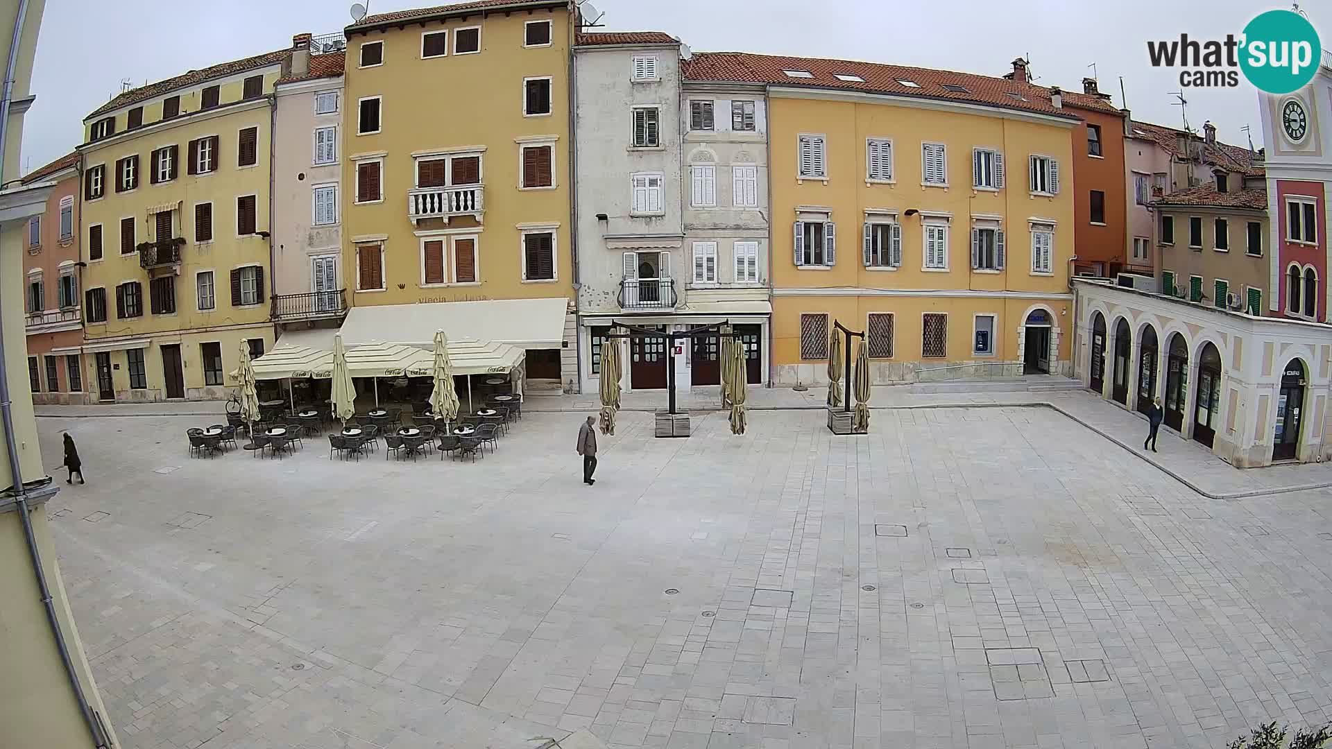 Webcam Rovinj Zentrum – Hauptplatz in Echtzeit