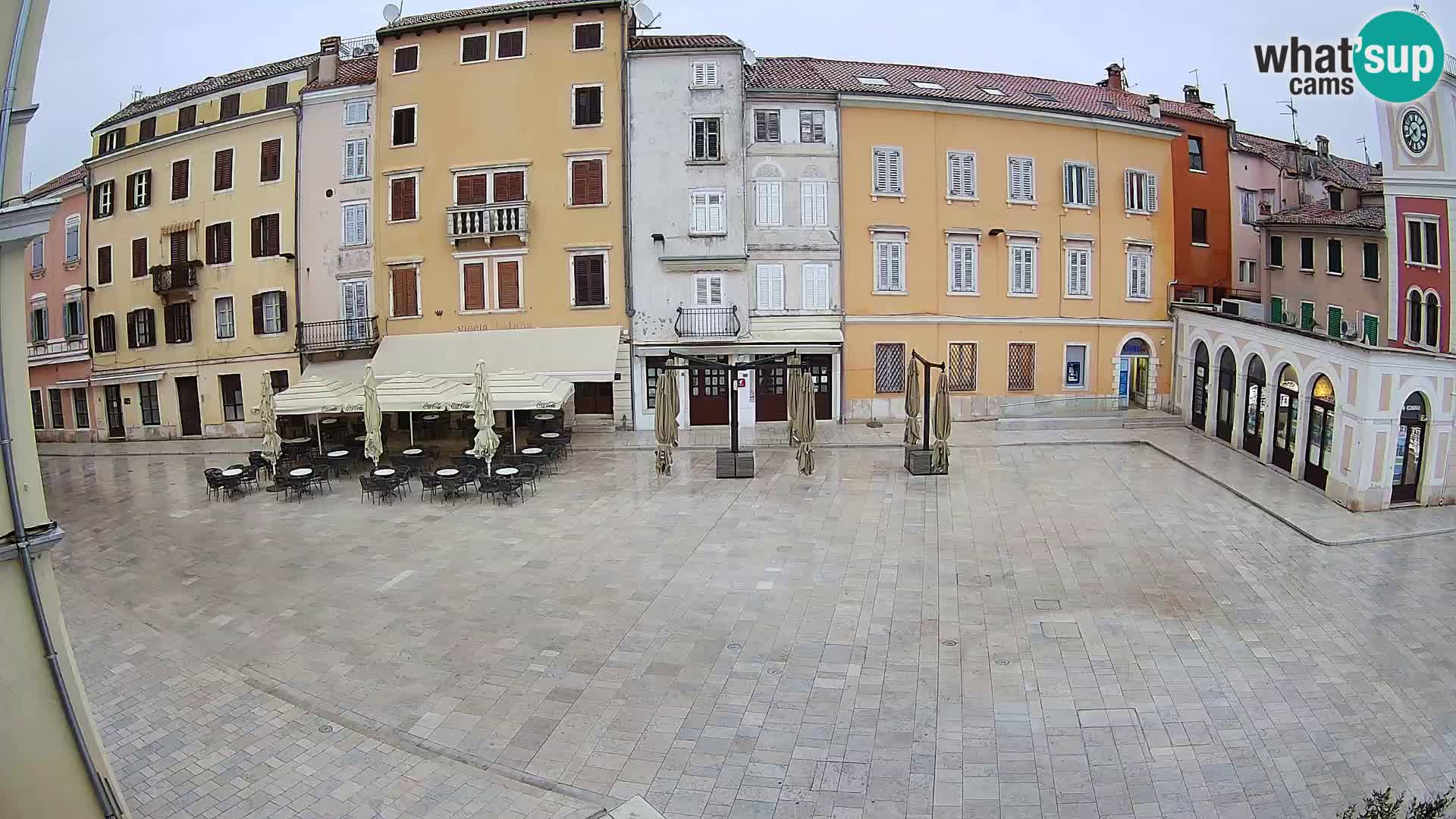 Webcam Rovinj Zentrum – Hauptplatz in Echtzeit