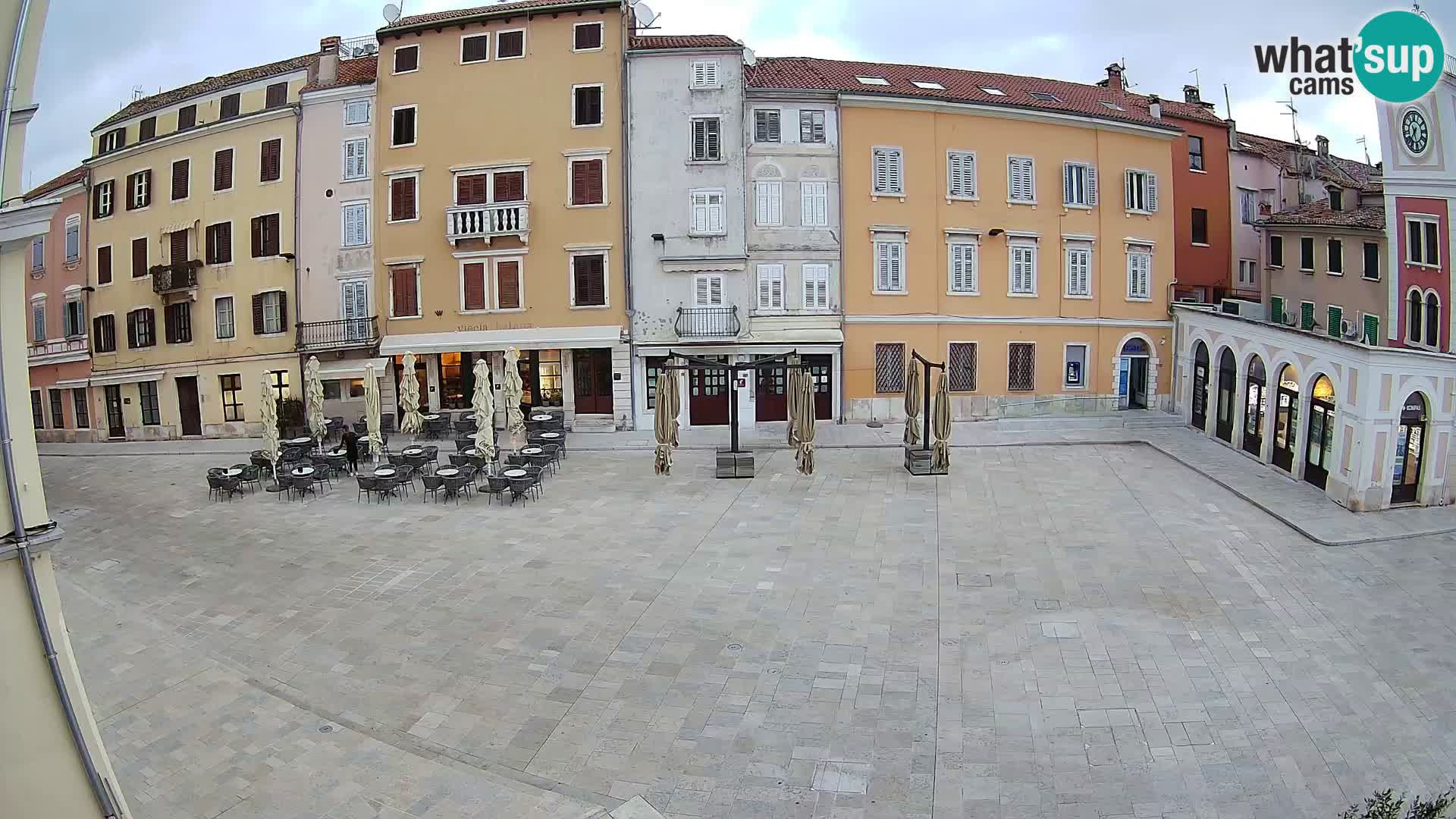 Webcam Rovinj Zentrum – Hauptplatz in Echtzeit