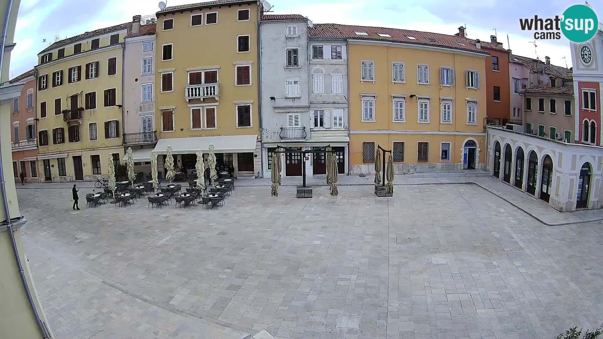 Webcam Rovinj Zentrum – Hauptplatz in Echtzeit