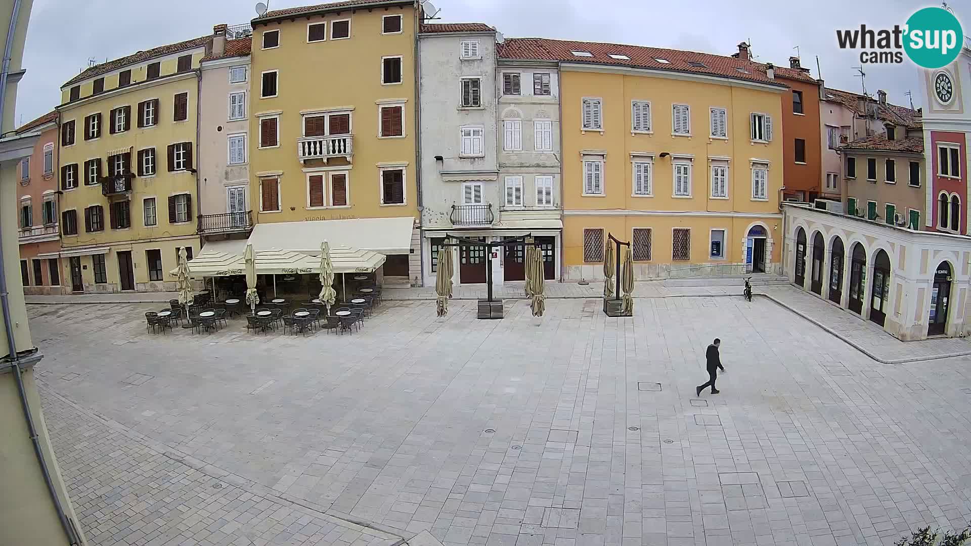 Webcam Rovinj Zentrum – Hauptplatz in Echtzeit